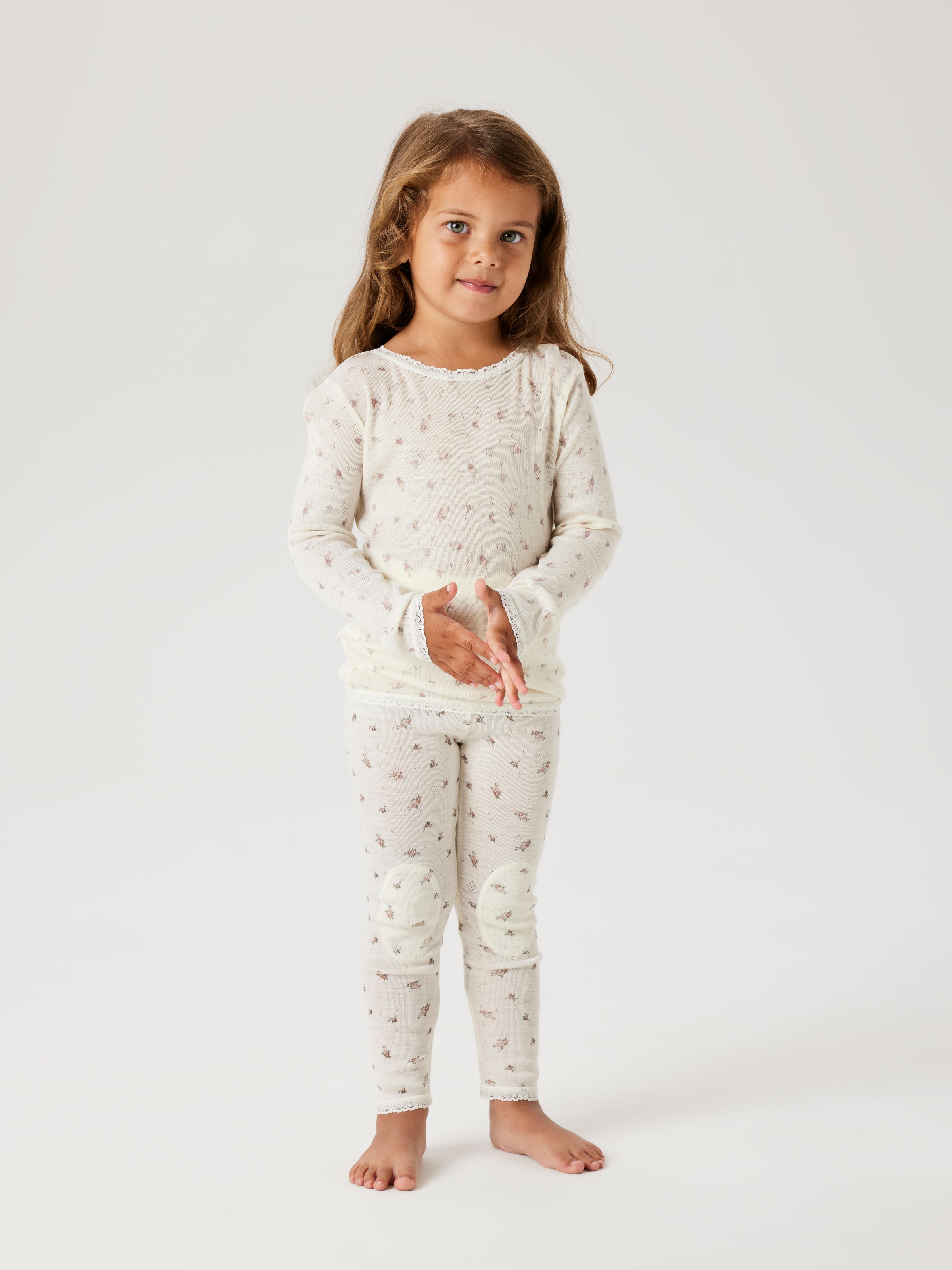 Name It Leggings »NMFWANG WOOL NEEDLE LEGGING NOOS«, aus reiner Merinowolle