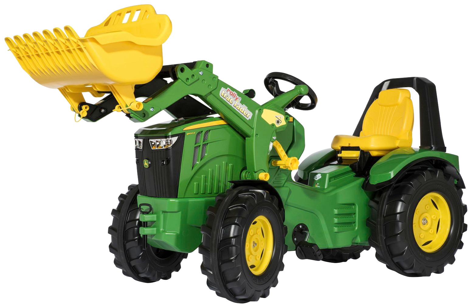 Tretfahrzeug »Premium John Deere 8400R«, Kindertraktor mit Lader