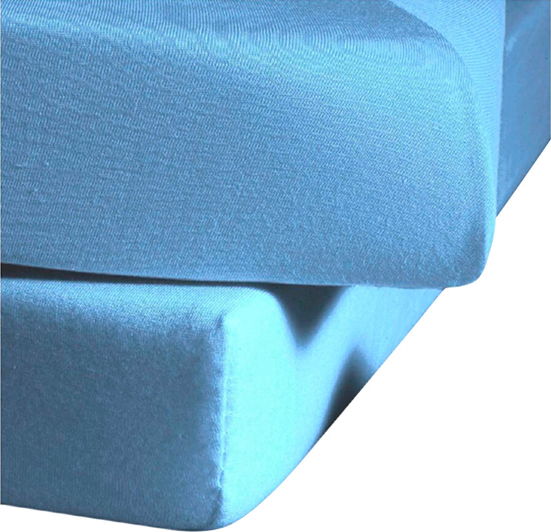 fleuresse Spannbettlaken »Ines hochwertiger Jersey aus reiner Baumwolle,« aus Baumwolle, für Matratzen bis 23 cm Höhe, Bettlaken, Spannbetttuch