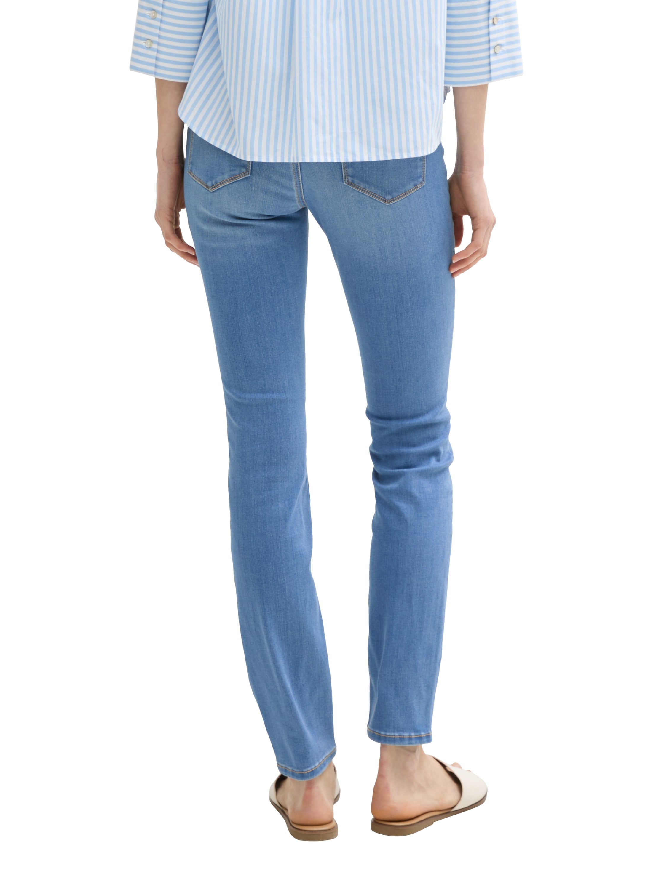 TOM TAILOR Skinny-fit-Jeans, in blauer Waschung