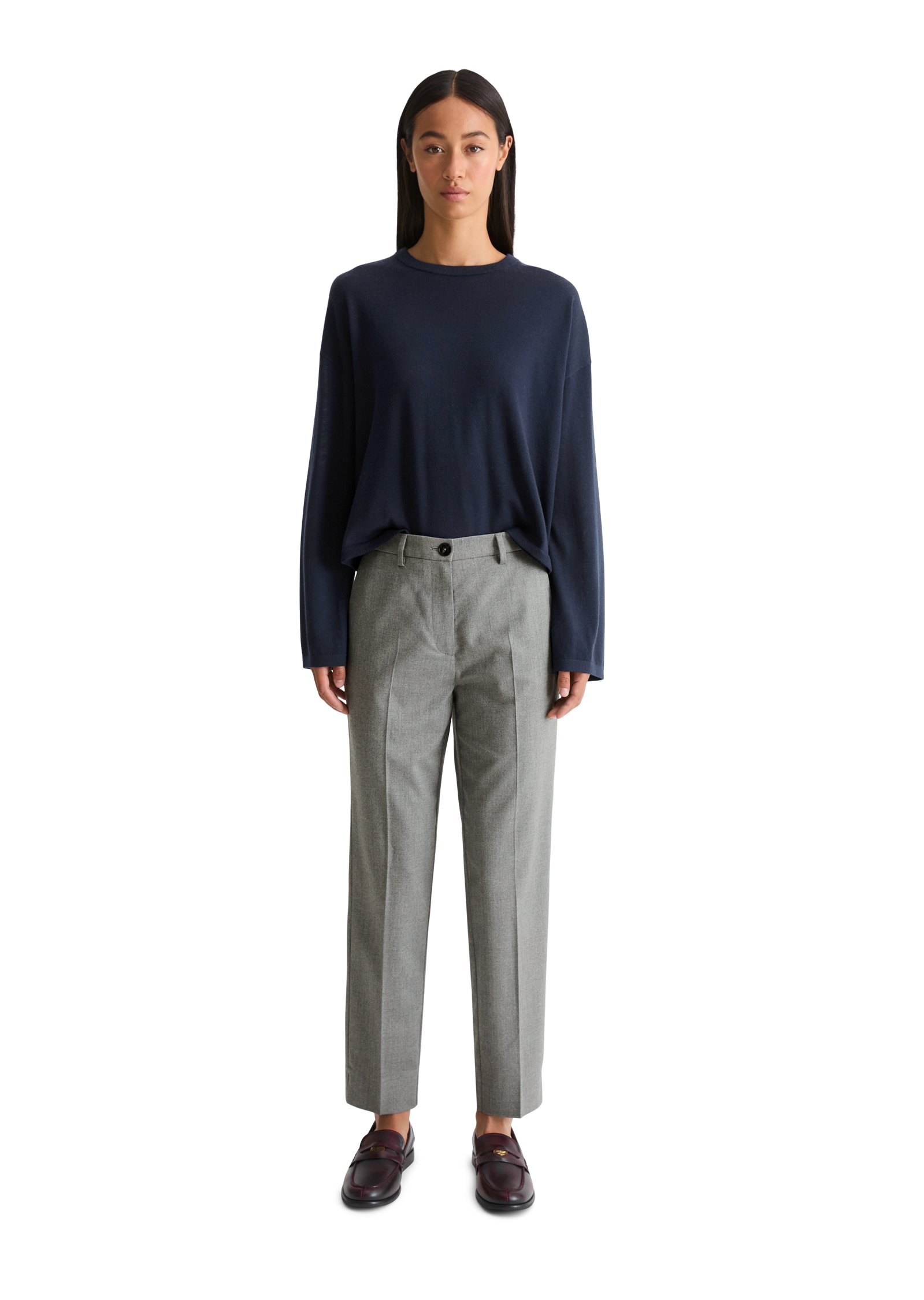 Marc O'Polo 7/8-Hose »MALIN SLIM«  mit Schlitz am Saum, Slim Fit