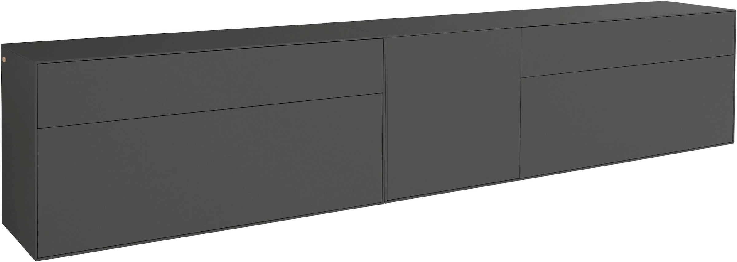 LeGer Home by Lena Gercke Lowboard »Essentials«, (2 St.), Breite: 279cm, MDF lackiert, Push-to-open-Funktion