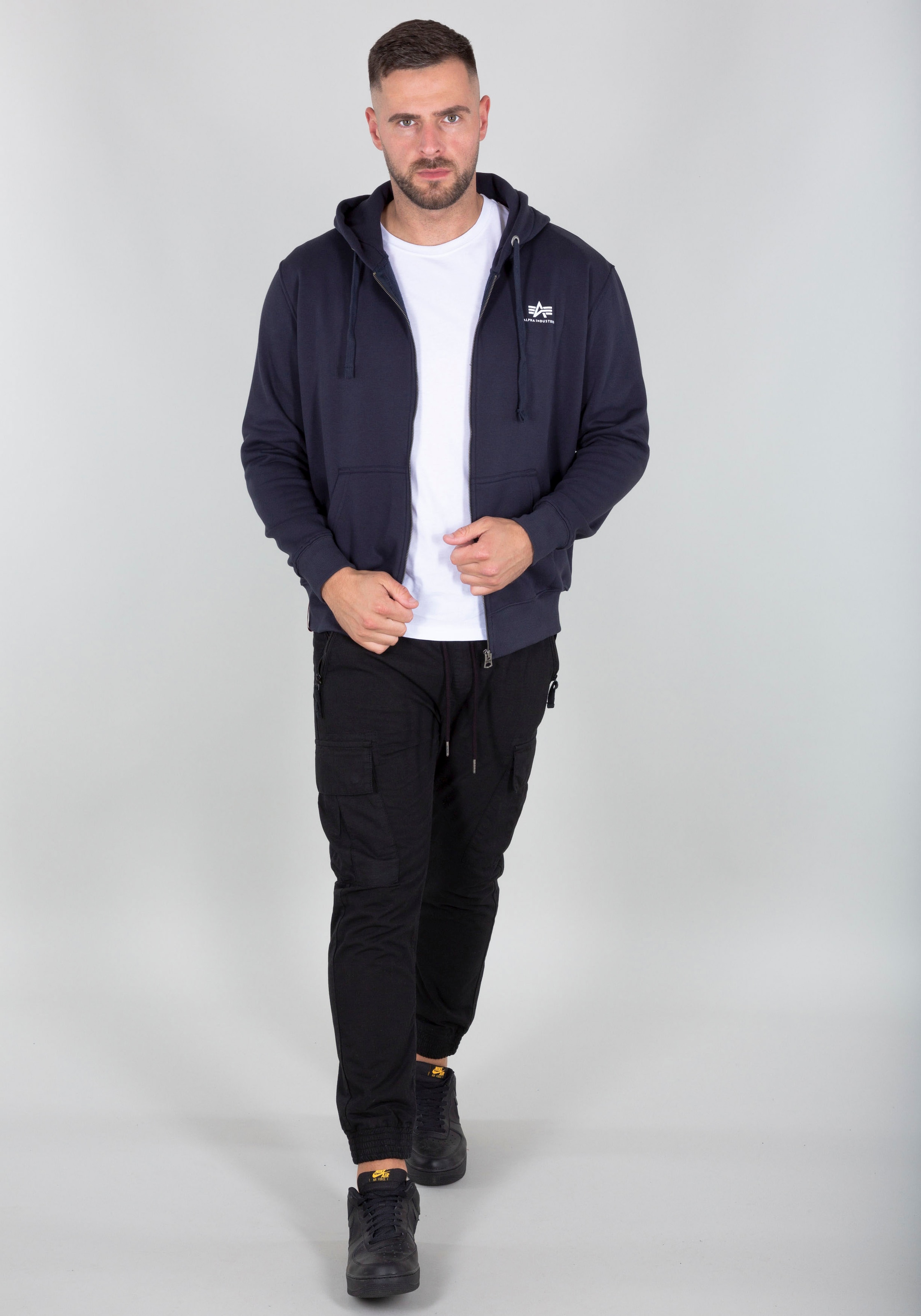 Alpha Industries Kapuzensweatjacke »Basic Zip Hoody SL«