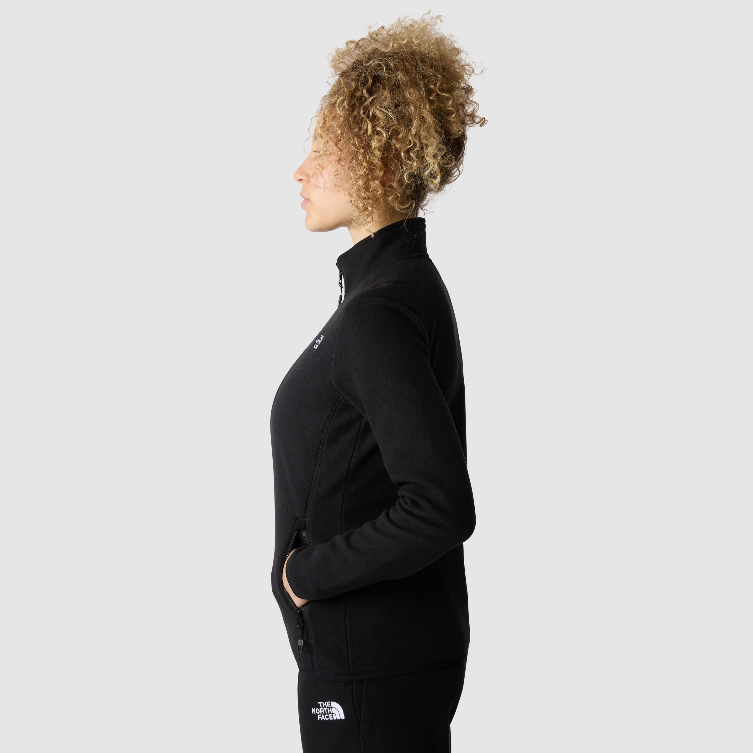 The North Face Fleecejacke »W 100 GLACIER FZ - EU«, (1 St.), mit Logostickerei