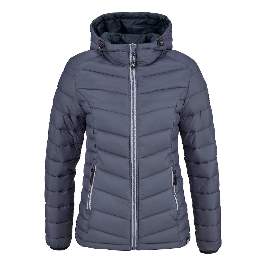 Polarino Steppjacke, mit Kapuze