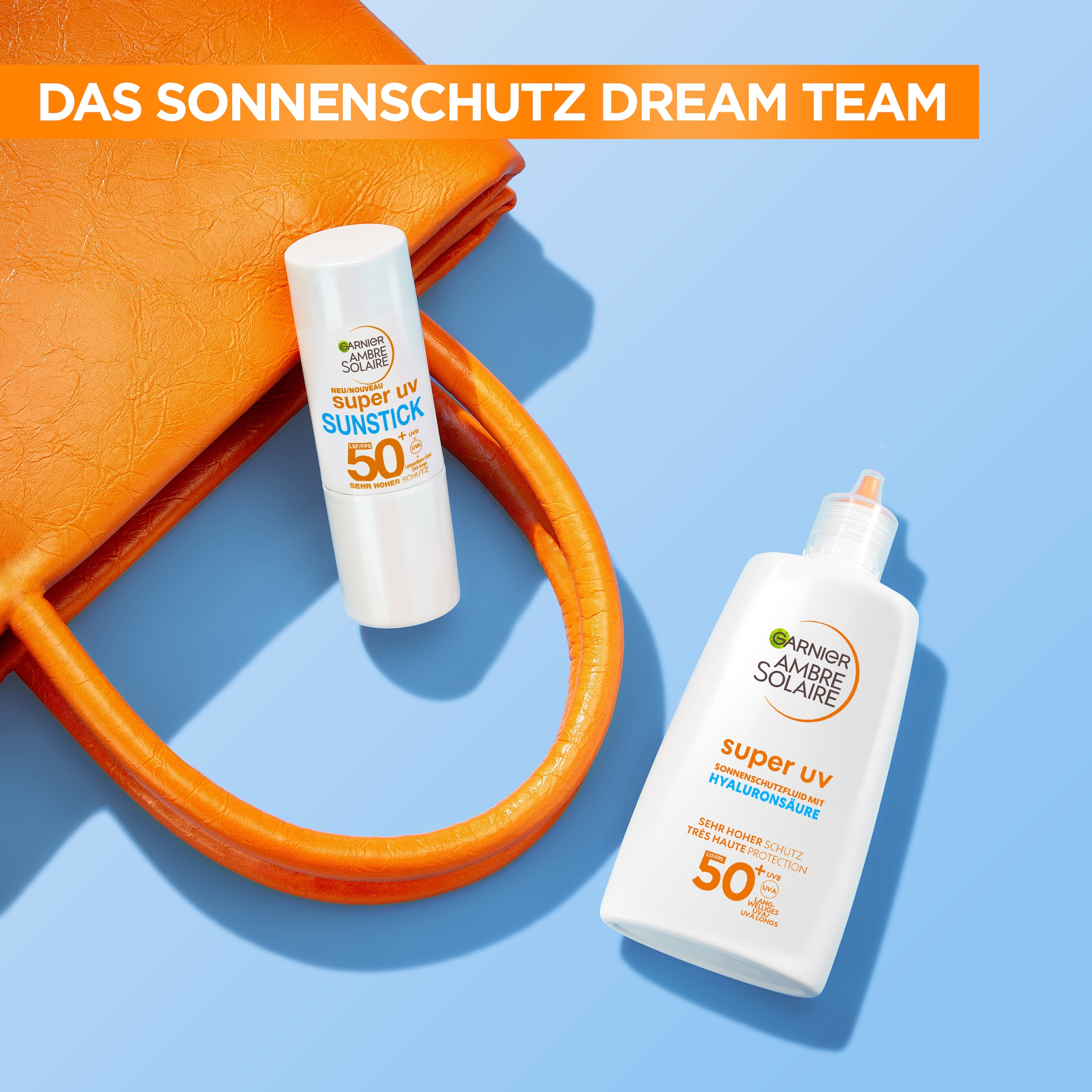 GARNIER After Sun »Garnier Super UV Sunstick LSF 50+«, Kompakte Größe, spendet Feuchtigkeit, nicht fettend und klebend.