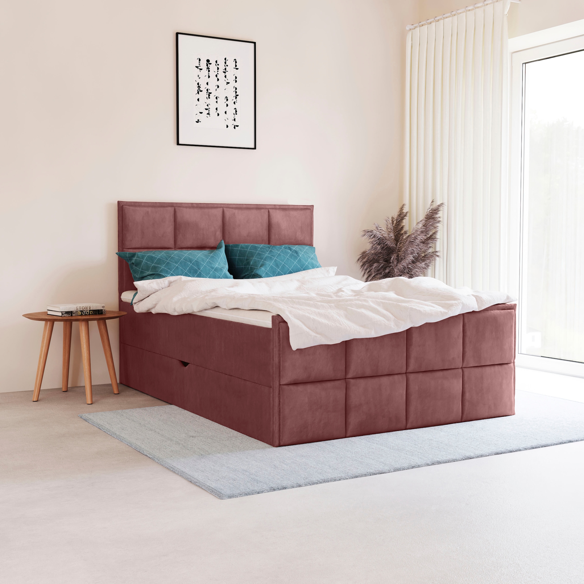Home affaire Boxspringbett »Timeo« in den Breiten 120,140,160 & 180 cm erhältlich