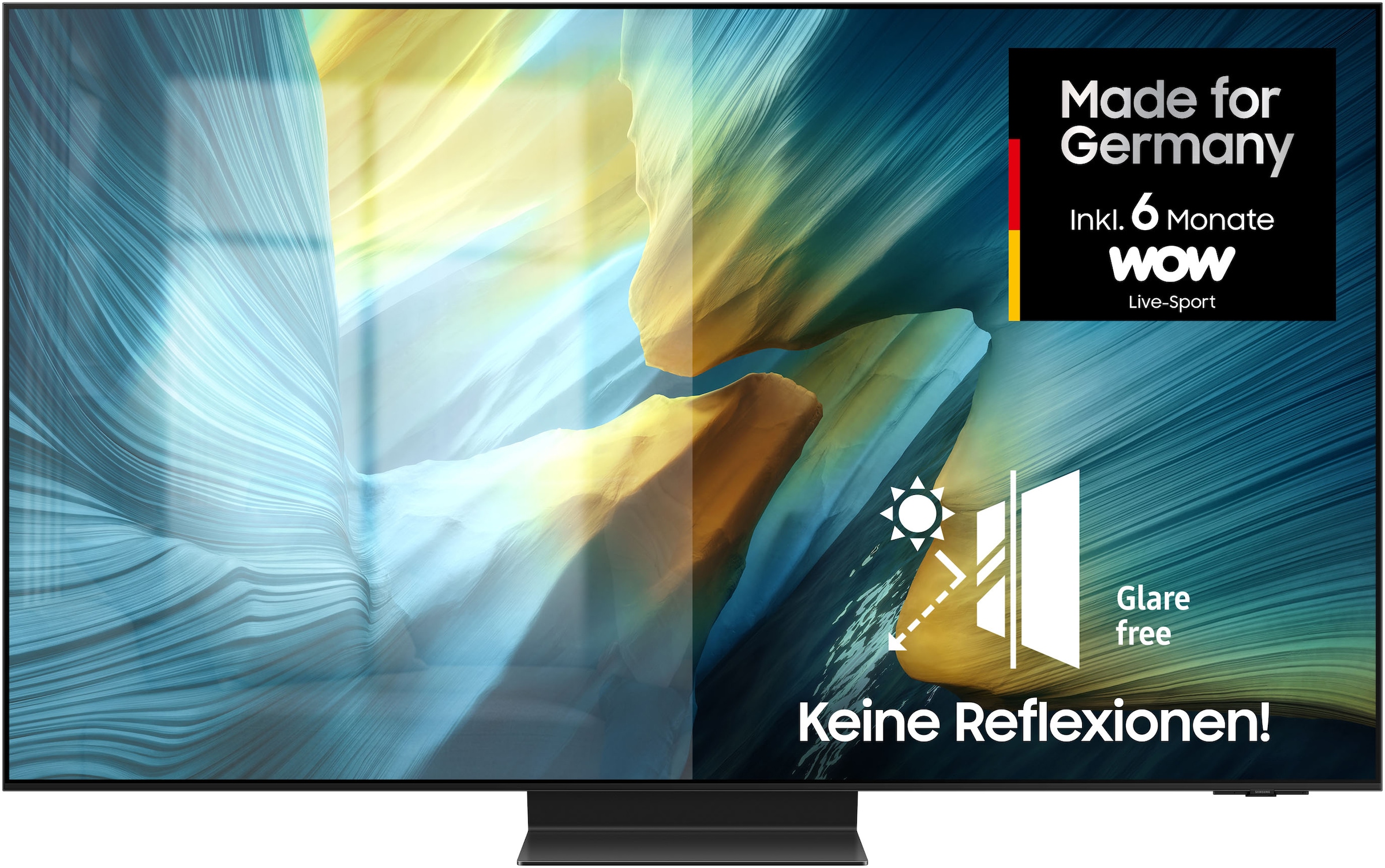 Samsung OLED-Fernseher »GQ65S95FAT« 163 cm/65 Smart-TV HDR Pro & Glare Free, Dolby Atmos & AI Sound, Gaming Hub, bis zu 165Hz