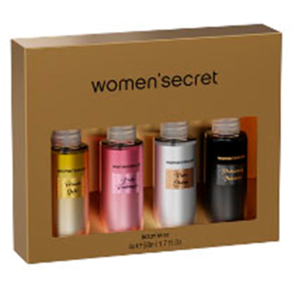 women'secret Duft-Set »Women Secret Body Mist 4x 50ml Set "Glitter"«, (Set, 4 tlg.)