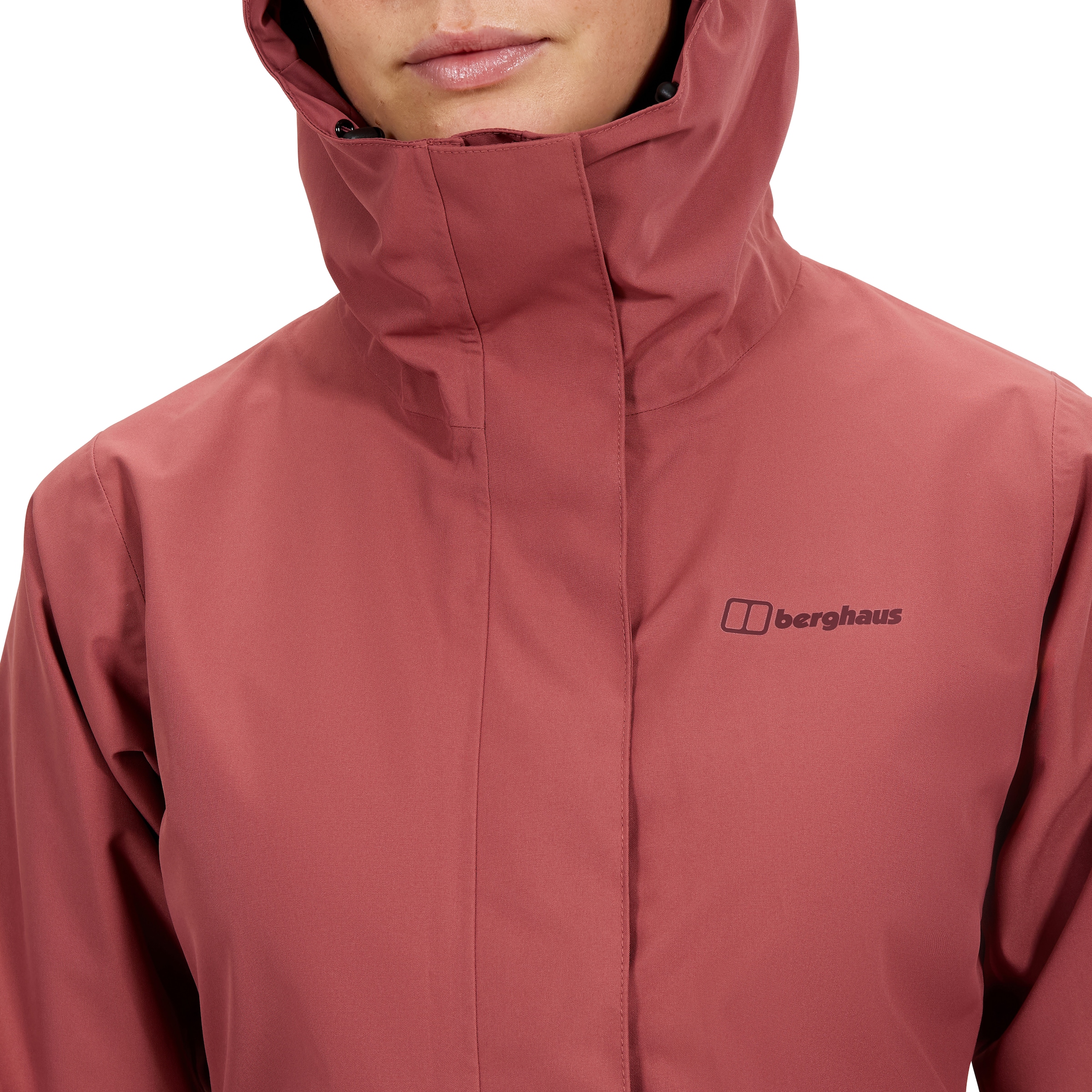 Berghaus Softshelljacke »OMEARA LONG SHELL JKT AF« sportlicher Stil, mit verstellbarer Kapuze, atmungsaktiv