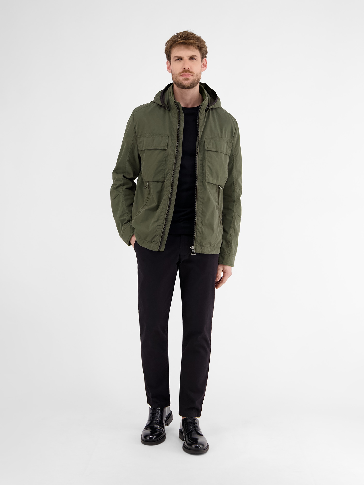 LERROS Outdoorjacke »Shell-Blouson mit abnehmbarer Kapuze« mit Kapuze
