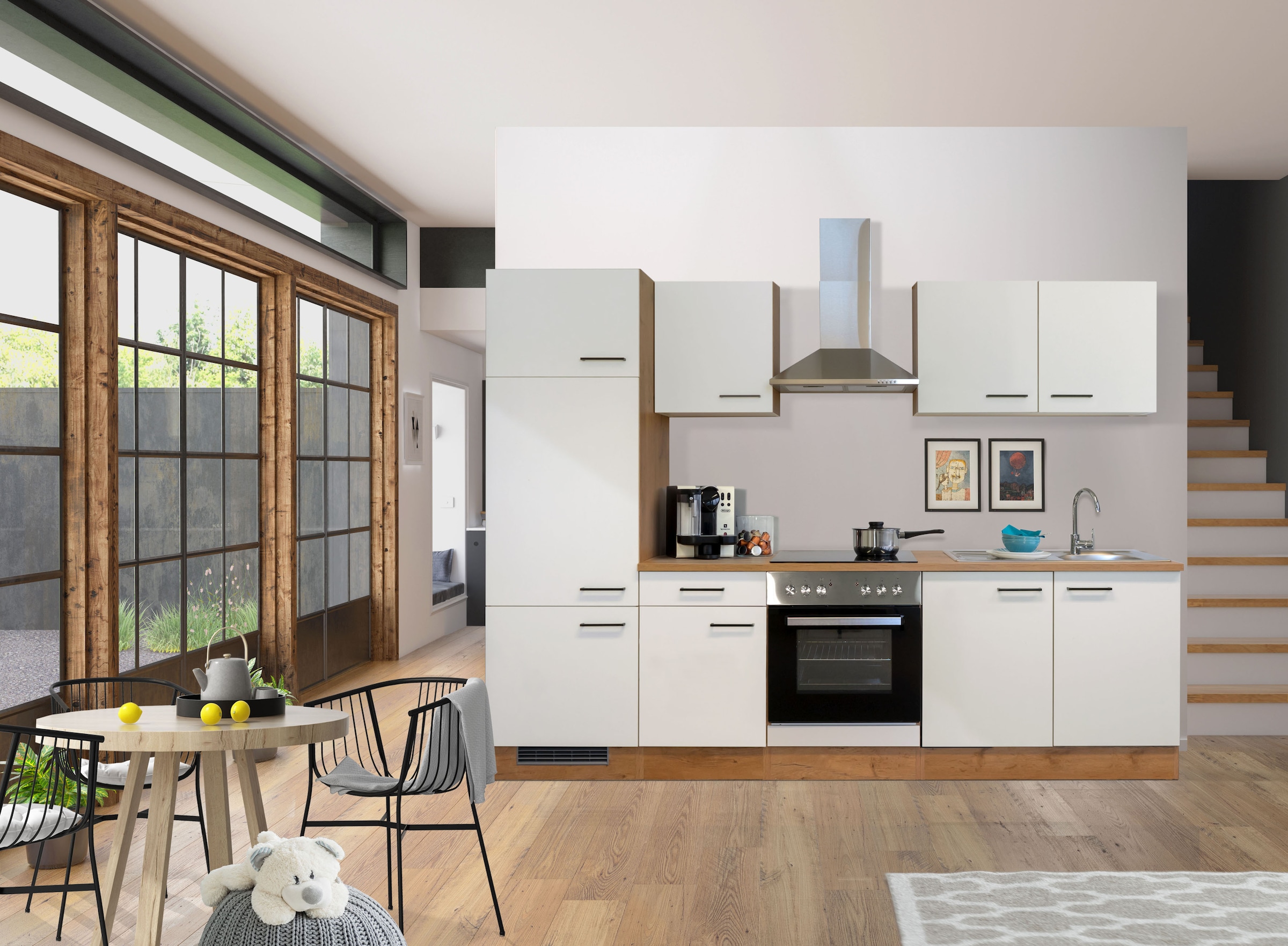 Flex-Well Küchenzeile »Vintea,« wahlweise mit E-Geräten, Gesamtbreite 270 cm