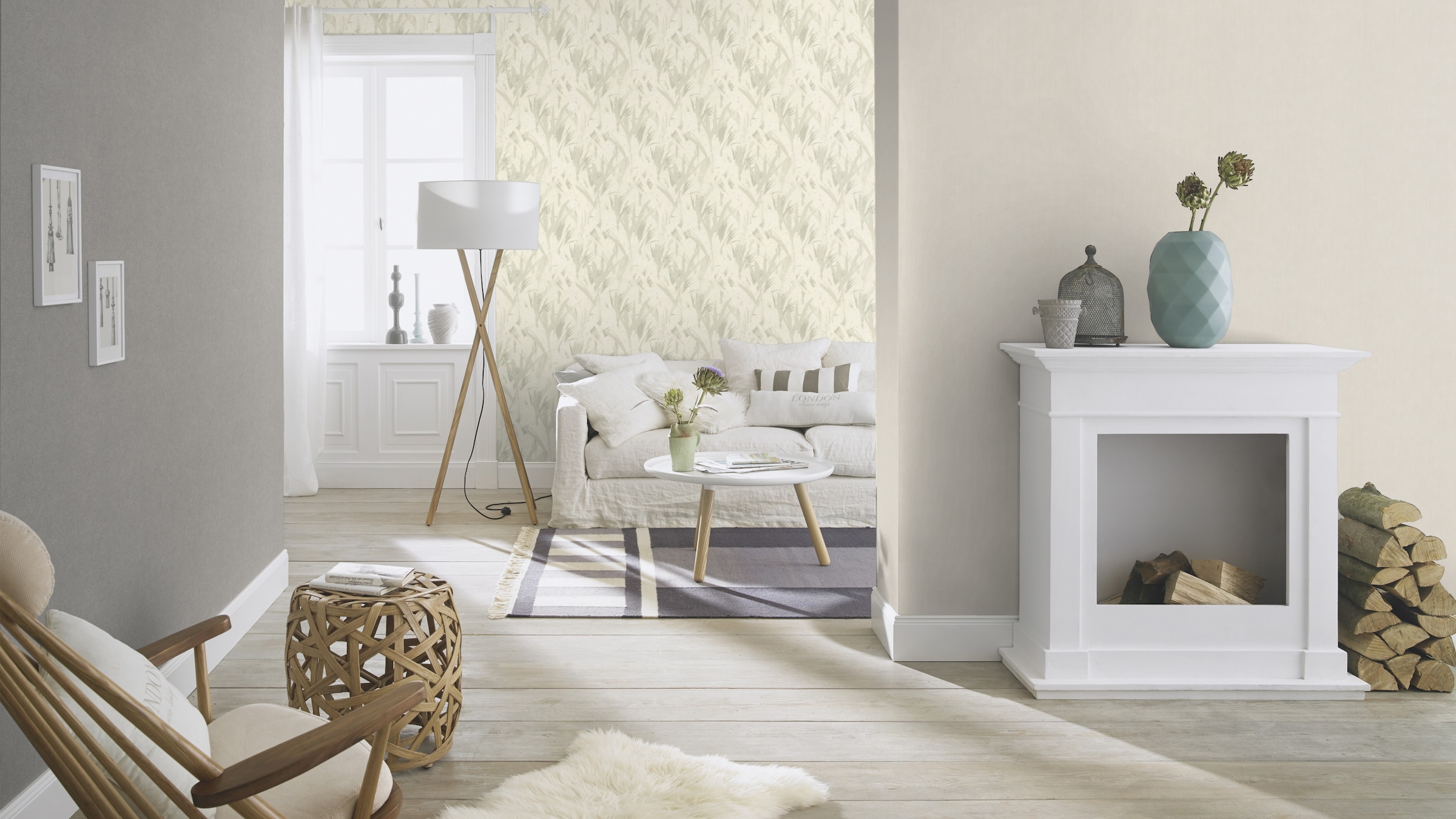 Rasch Vliestapete »Concrete« Metall-Effekte strukturiert