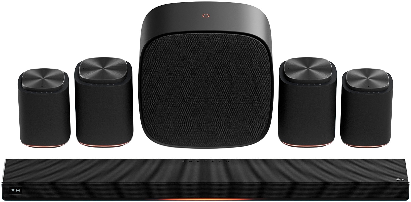 LG Lautsprecher »Sound Suite M7« 2.1 (Bluetooth | WLAN App-Steuerung | Kabelose TV-Verbindung 100 W) unterstützt Dolby Atmos FlexConnect-Technologie