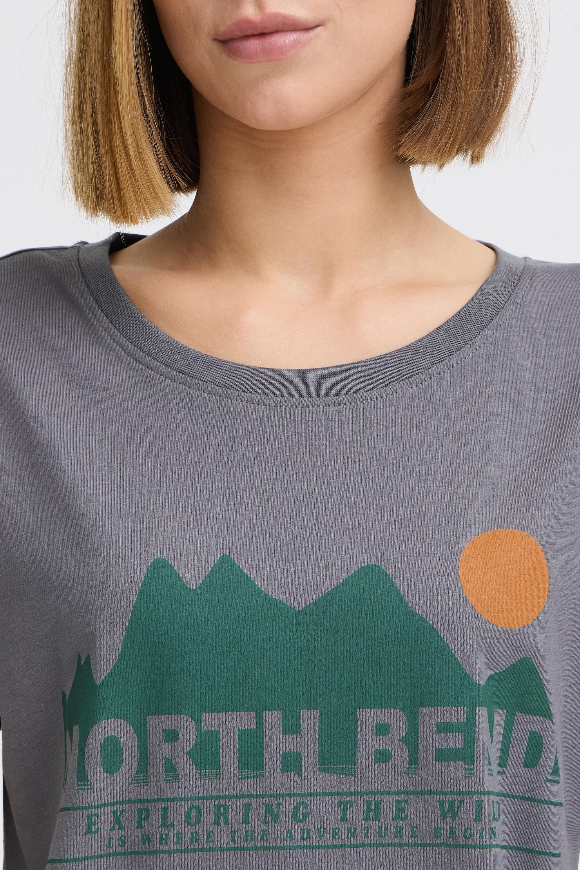 North Bend Rundhalsshirt »Rundhalsshirt NBCash«