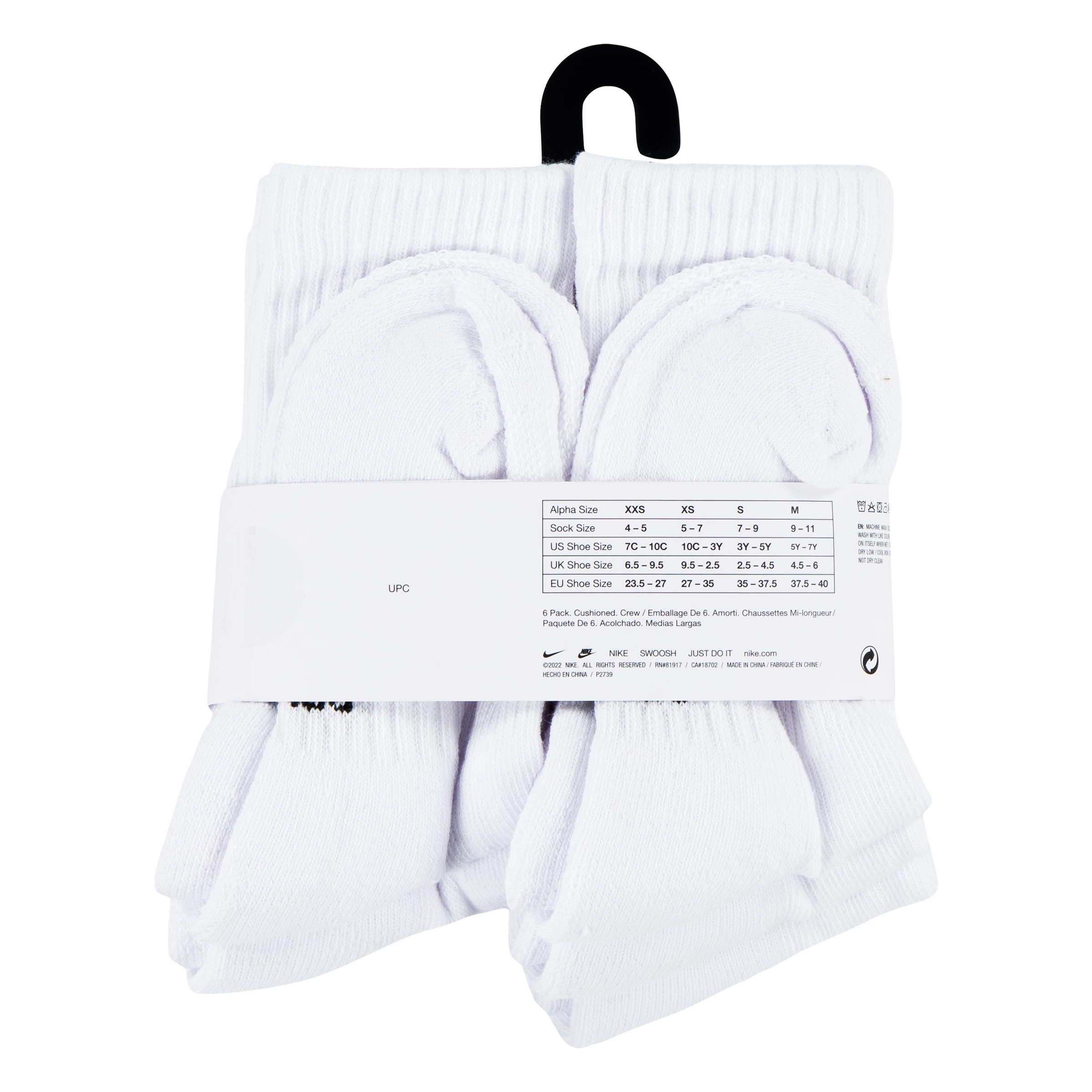 Nike Sportswear Socken »für Kinder NHB NIKE DF PERF BASIC CREW« 6 Stk. tlg. für Kinder, Gr. 23 - 26,5