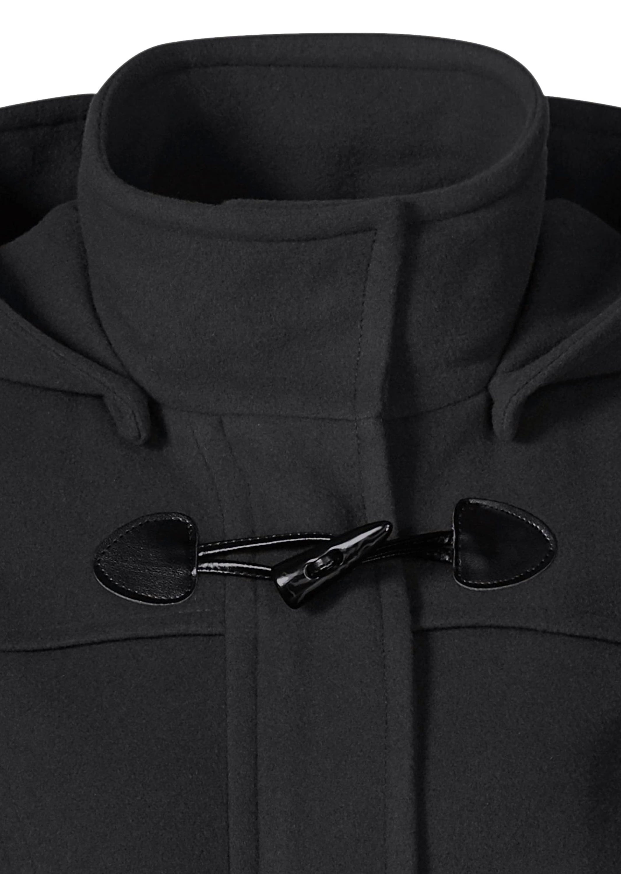 GOLDNER Langmantel »Kurzgröße Woll-Dufflecoat mit Kaschmirwolle«