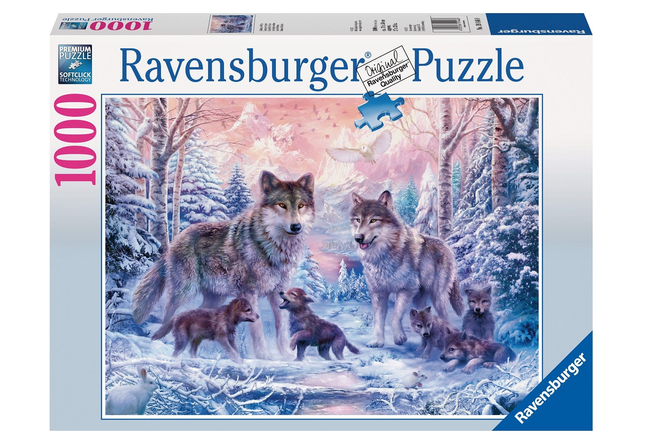 Puzzle »Arktische Wölfe«, Made in Germany, FSC® - schützt Wald - weltweit