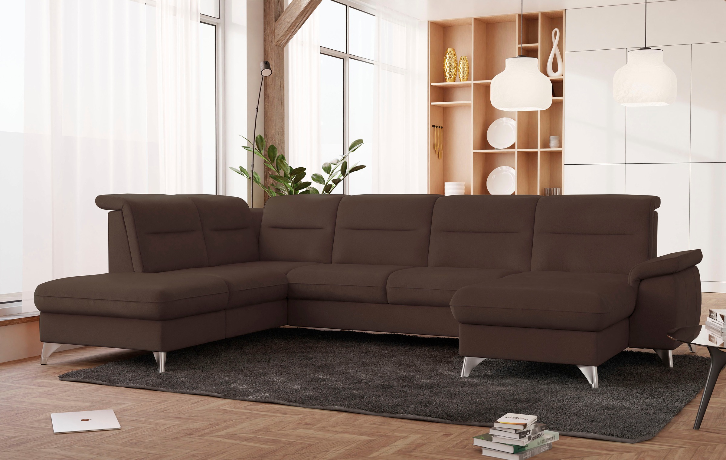 sit&more Wohnlandschaft »Astoria U-Form«, wahlweise mit motorischer Relaxfunktion
