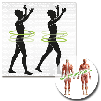 Schildkröt Hula-Hoop-Reifen »Fitness-Hoop 100cm, Grün«