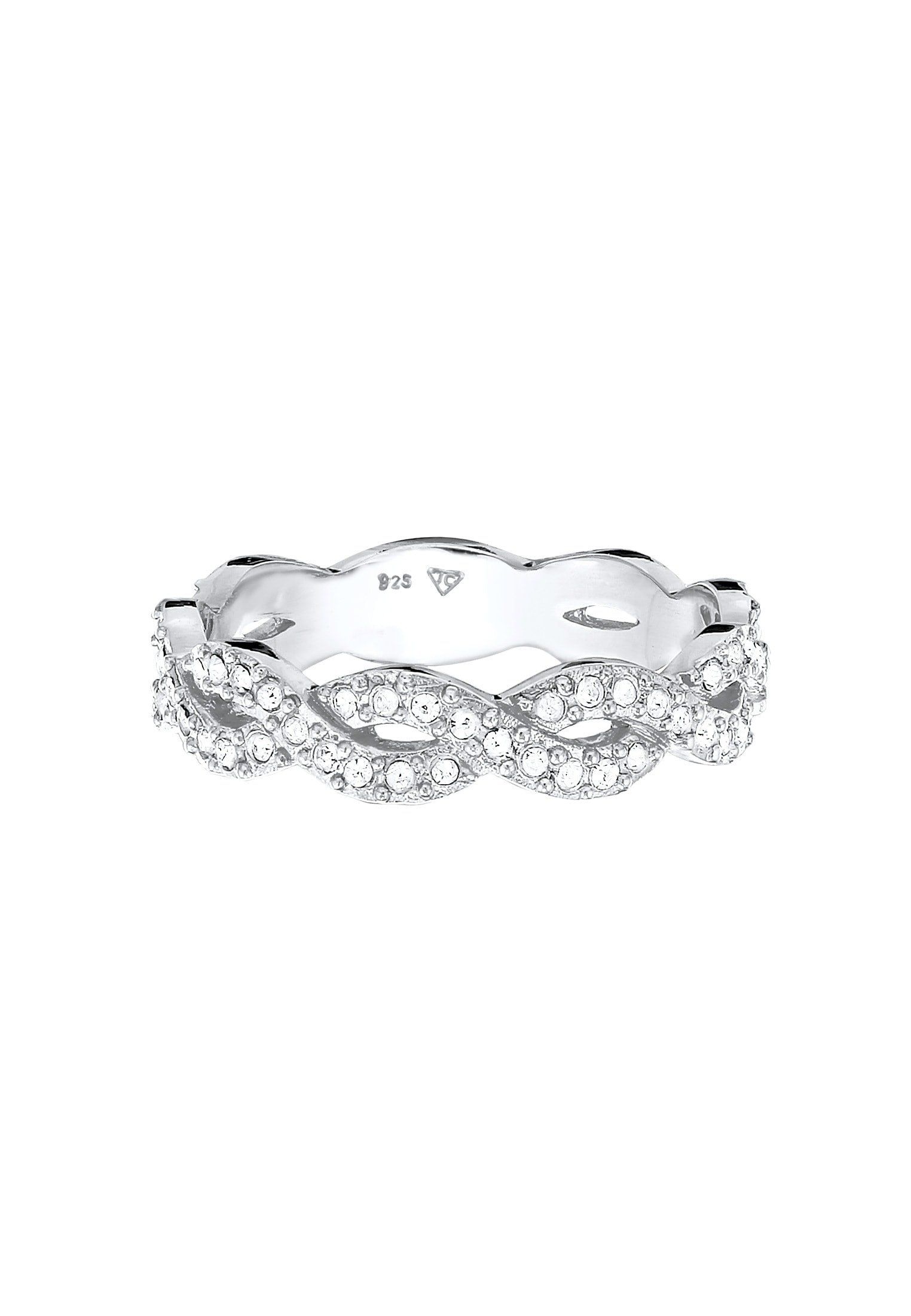 Elli Silberring »Ring Infinity Kristalle Unendlichkeit Liebe 925 Silber«