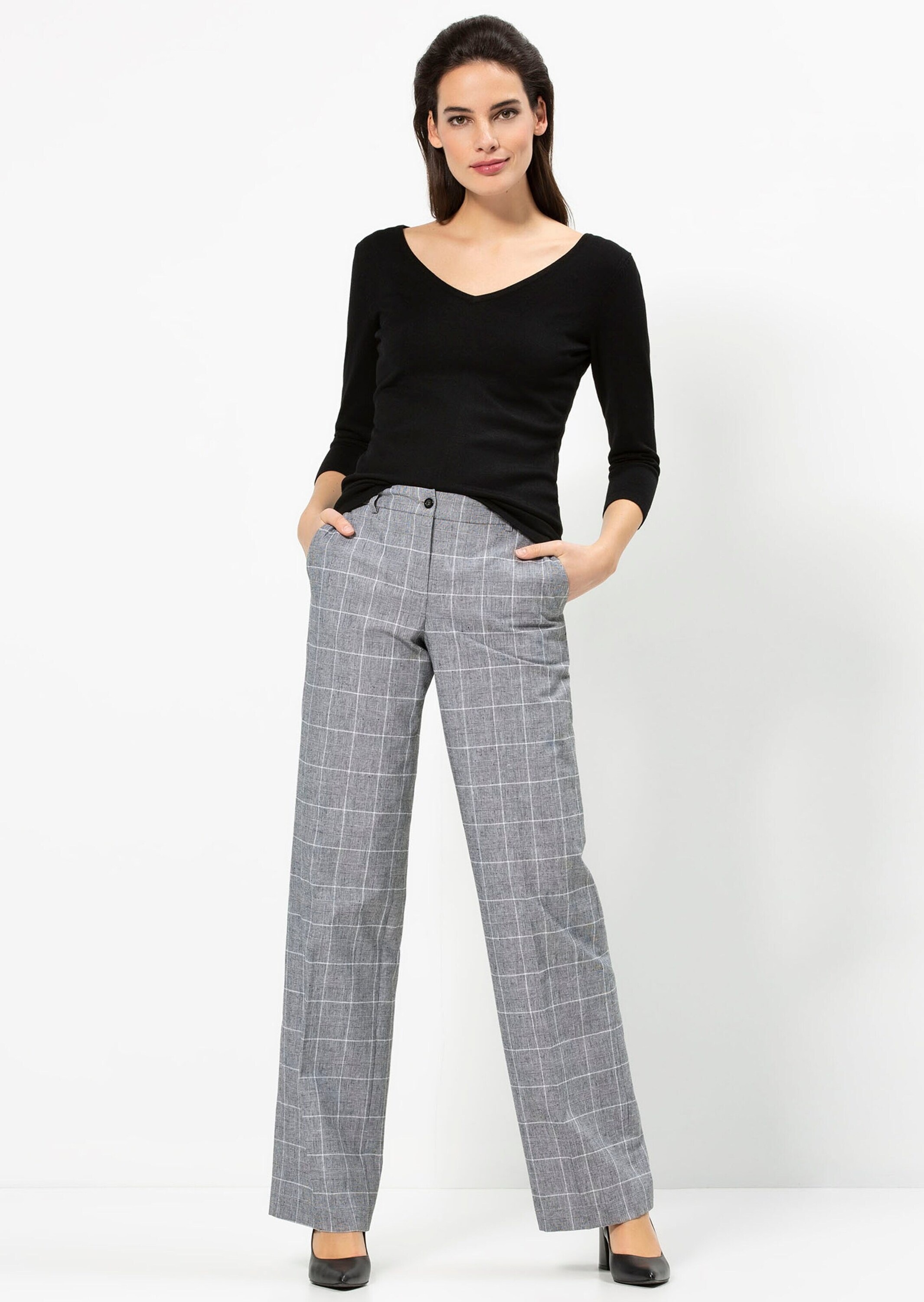 MADELEINE Longpullover »Pullover Strickpullover mit tiefem Rückenausschnitt«