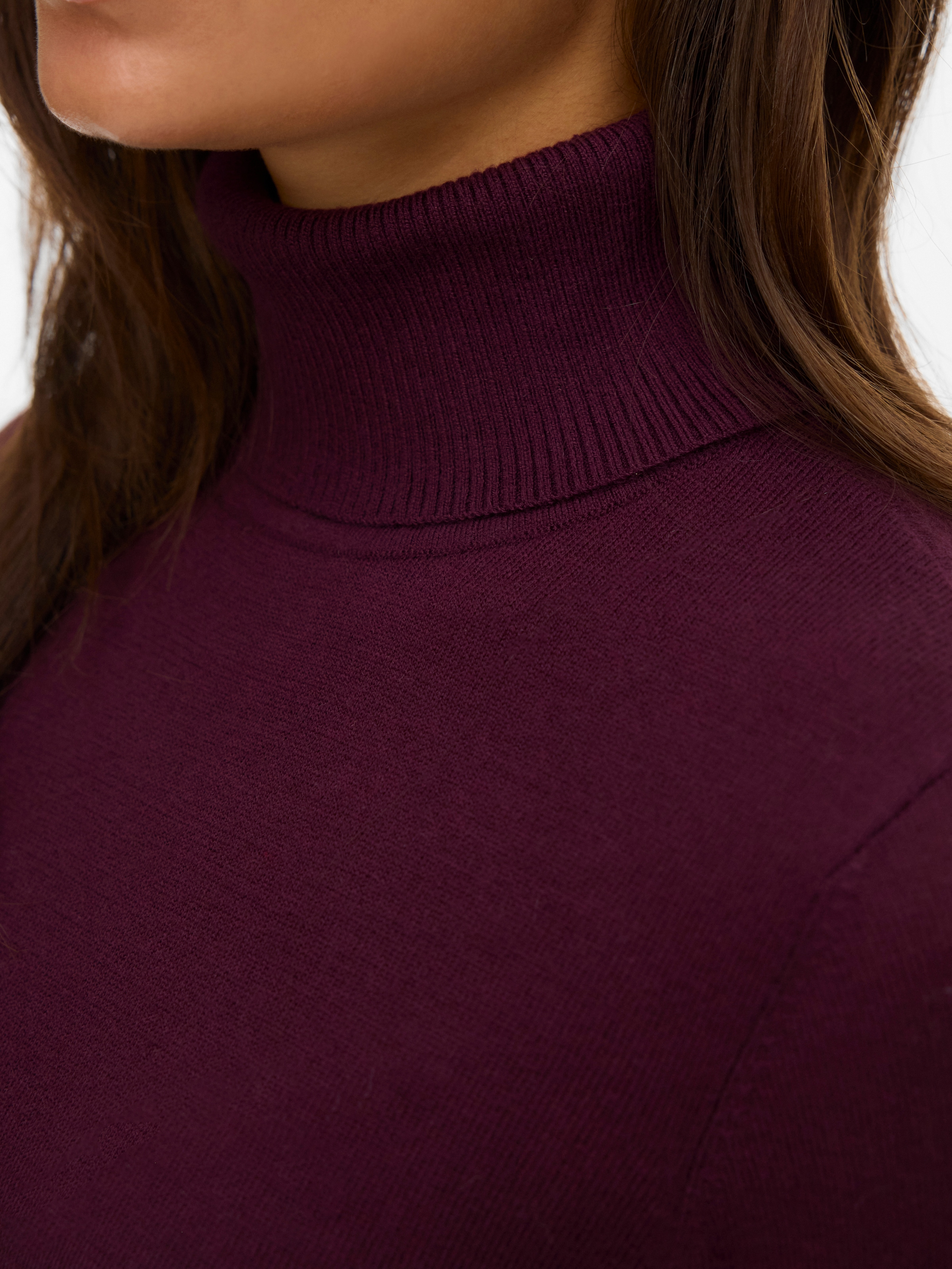 Vero Moda Strickpullover »VMIRIS LS ROLLNECK PULLOVER GA NOOS« Materialmix mit Wolle, slim fit