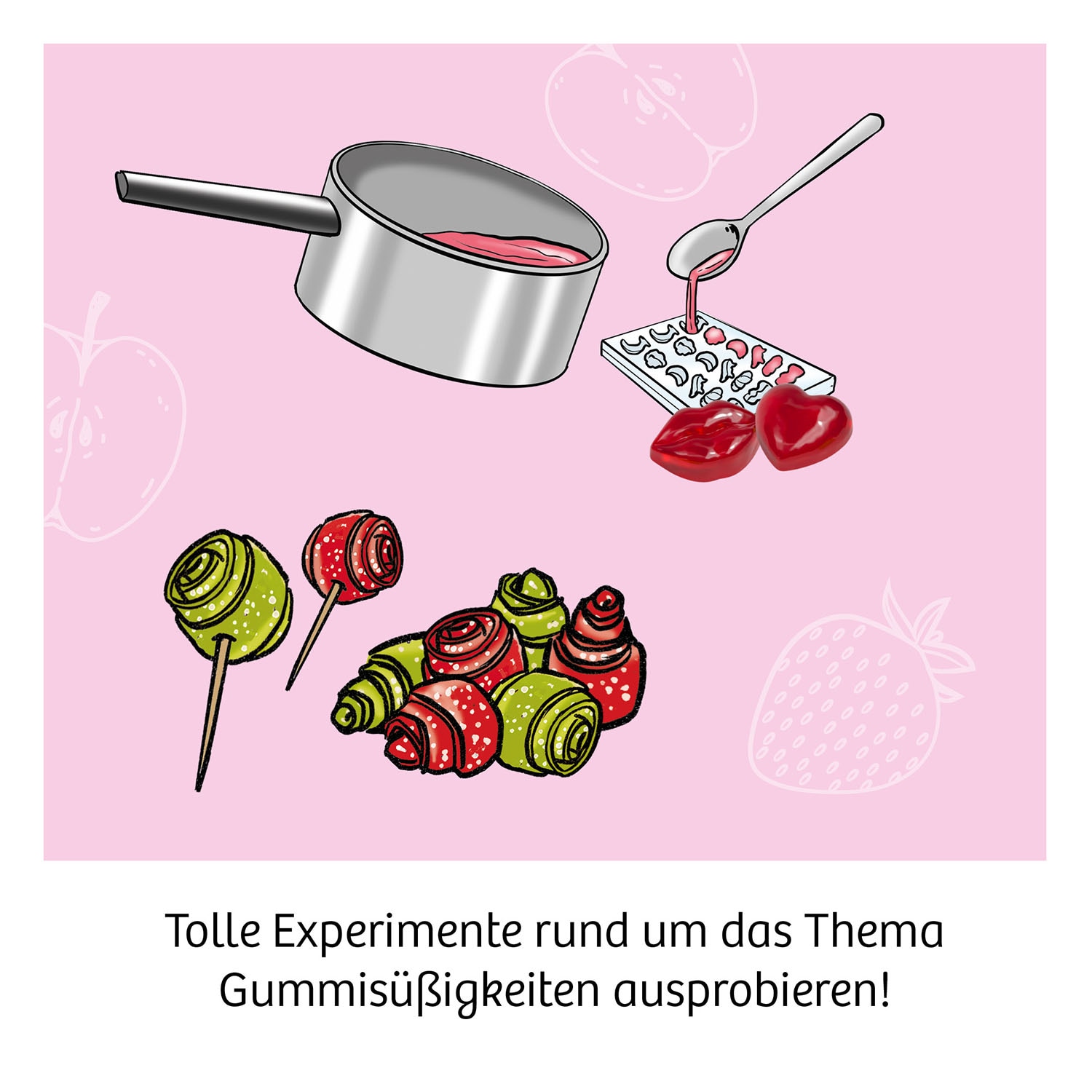 Kosmos Experimentierkasten »Fun Science Fruchtgummi Labor Love & Hearts« Made in Germany