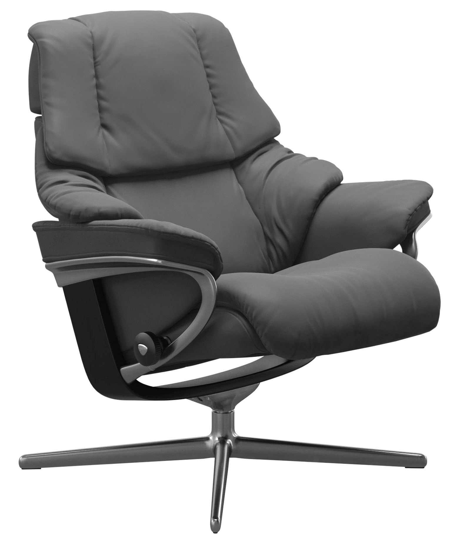 Stressless® Relaxsessel »Reno«, mit Cross Base, Größe S, M & L, Holzakzent Schwarz