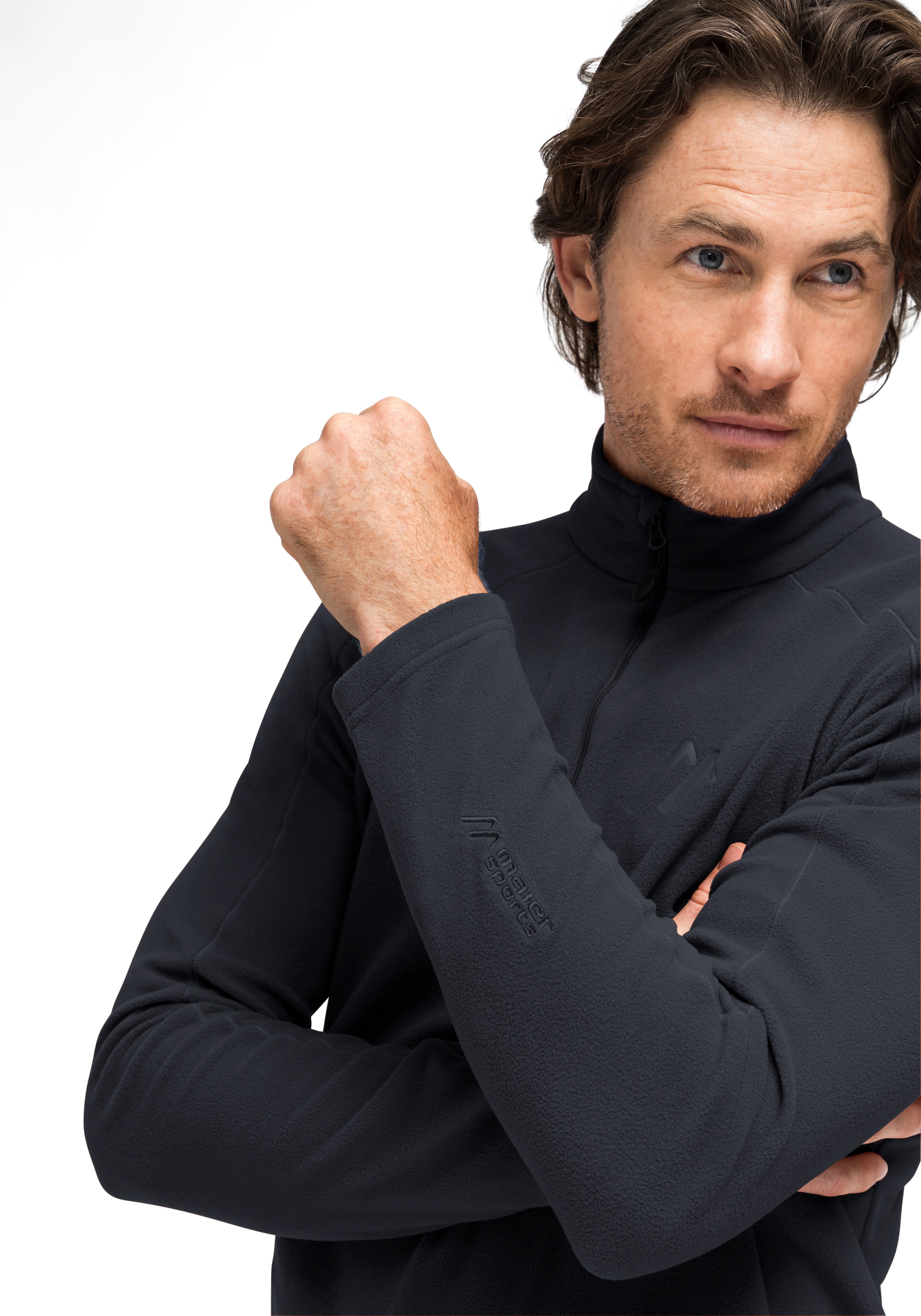 Maier Sports Langarmshirt »Dennis«, Vielseitiger, funktioneller  Fleecerolli, schnelltrocknend online shoppen bei OTTO | Funktionsshirts