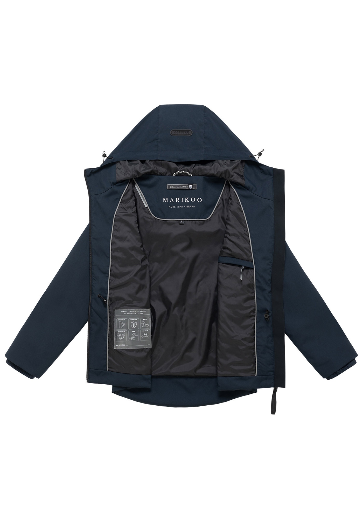Marikoo Outdoorjacke »Marikoo Katzilein Damenjacke N127«