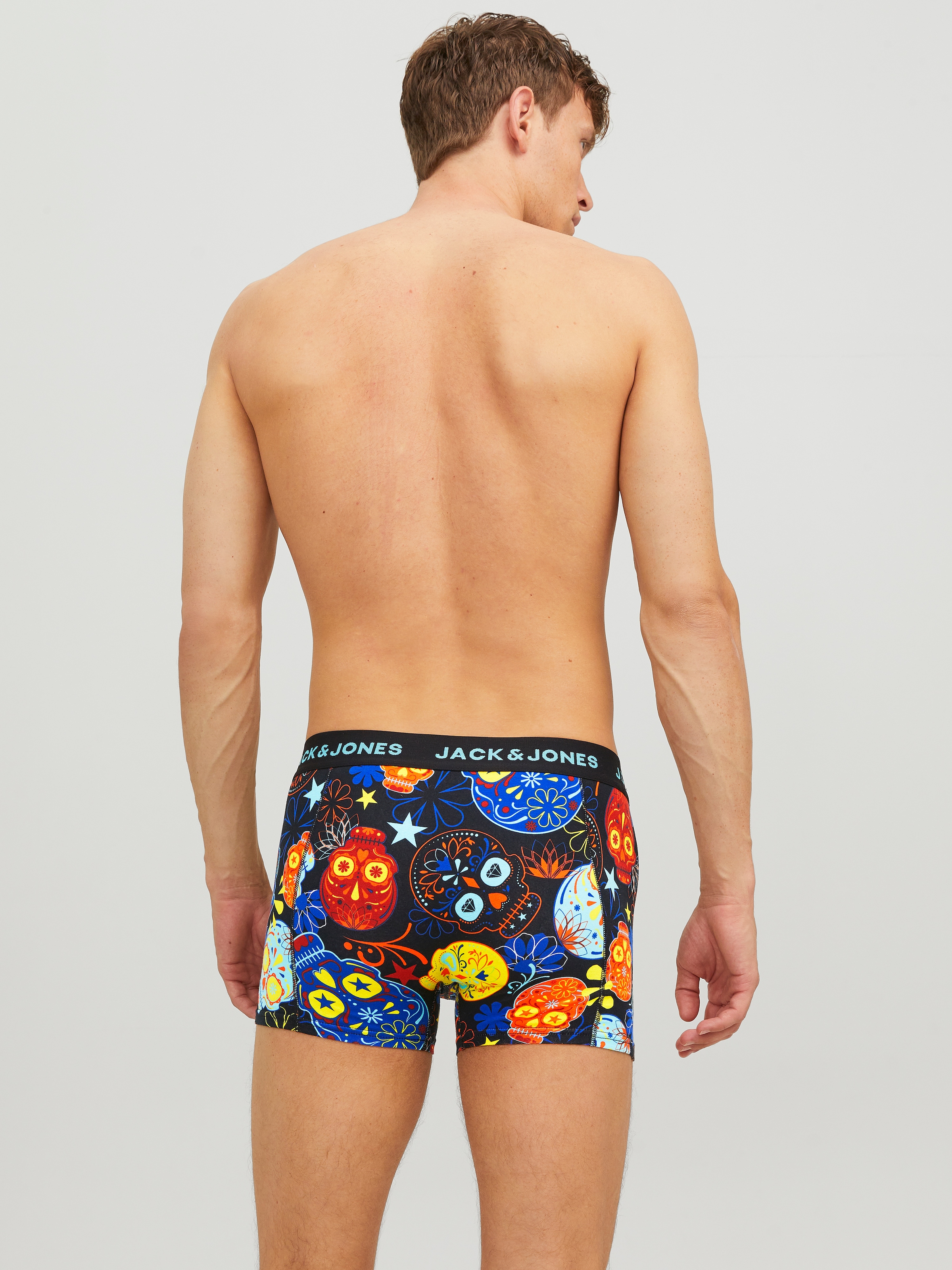 Jack & Jones Boxershorts »JACSUGAR SKULL TRUNKS 3 PACK. NOOS« Packung, 3 Stk.