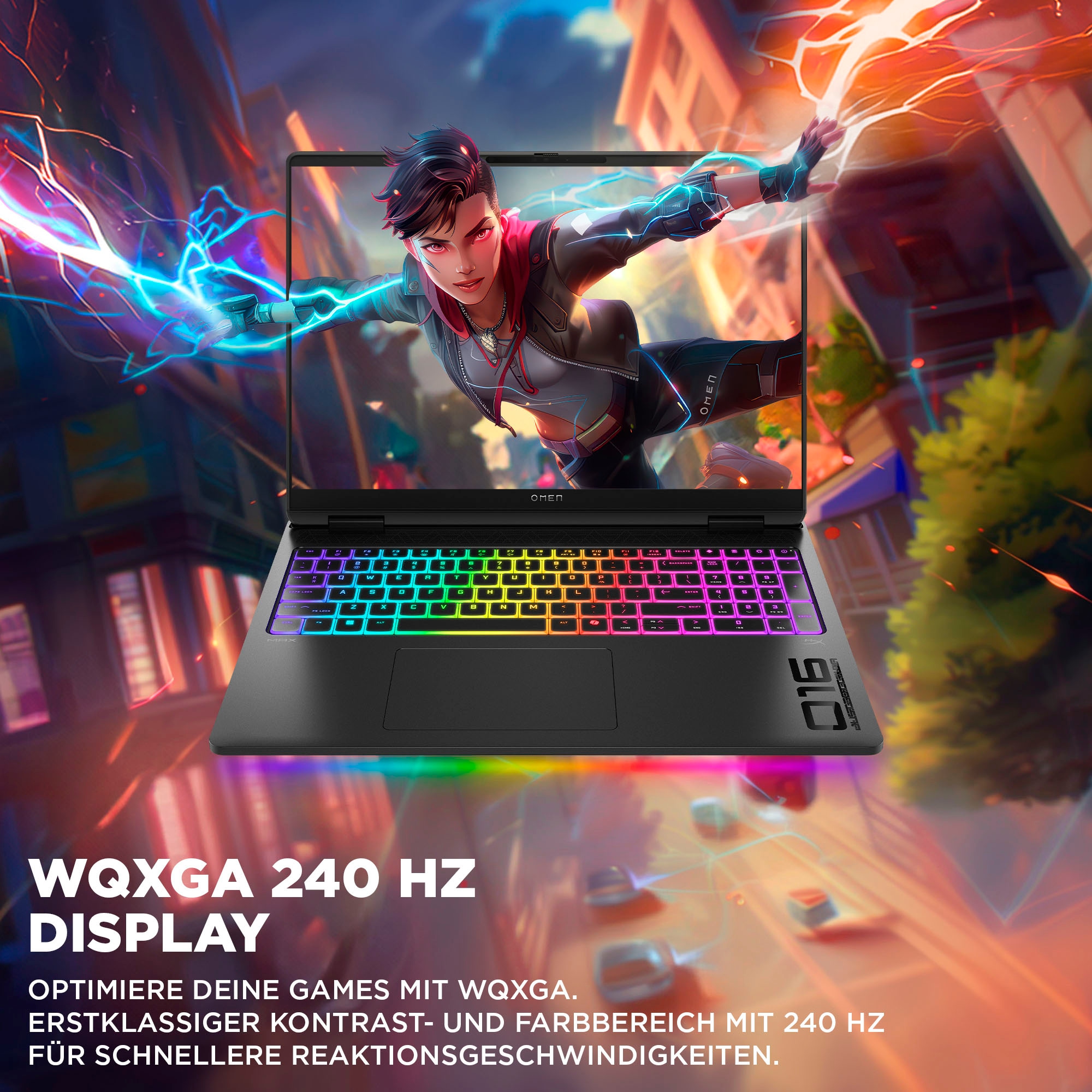 HP Gaming-Notebook »OMEN MAX 16-ah0276ng«, 40,64 cm, / 16 Zoll, Intel, Ultra 7, GeForce® RTX 5070 Ti, 1000 GB SSD