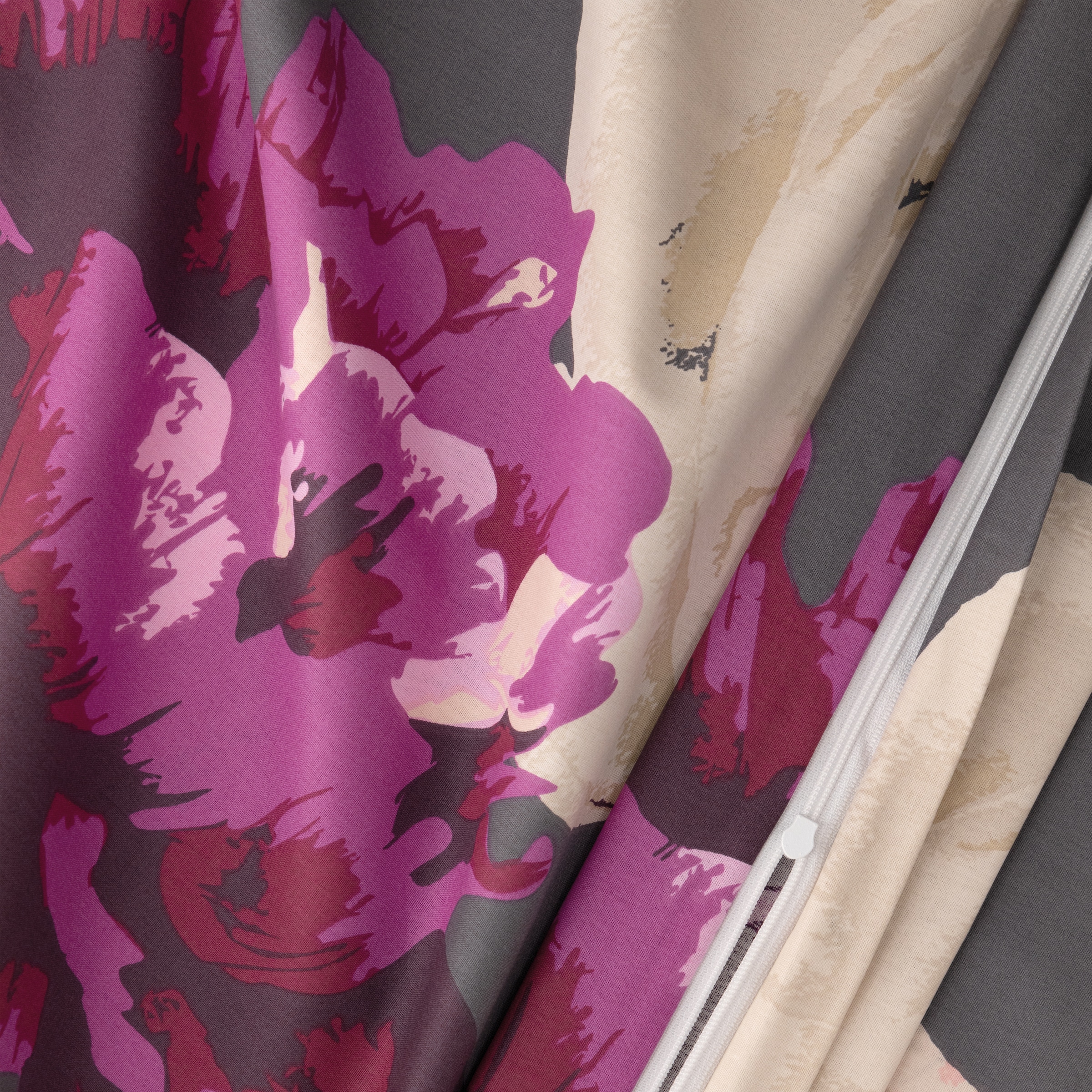 Florella Bettwäsche »»Marin schiefer« Fein-Renforcé,  100% Baumwolle«