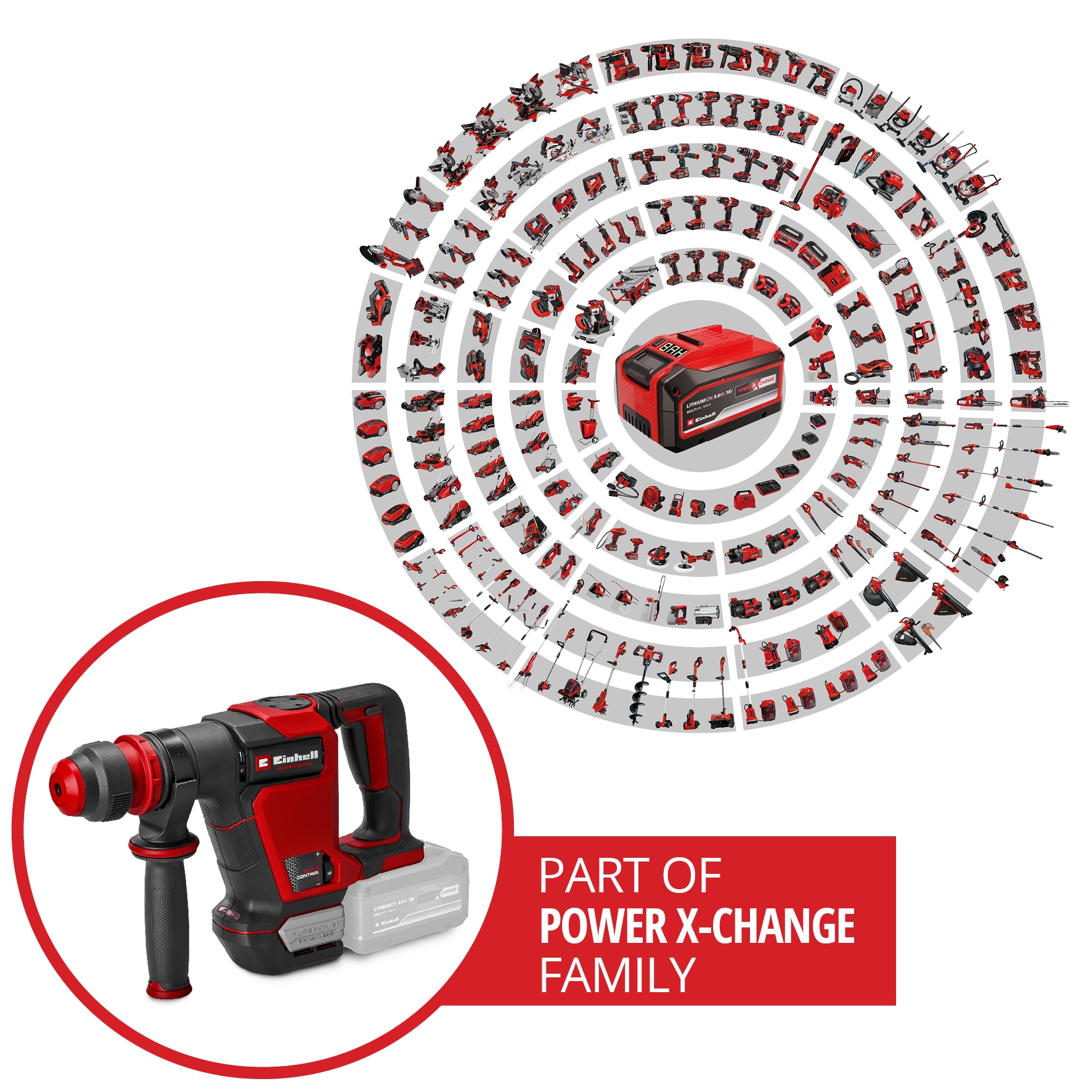 Einhell Abbruchhammer »TP-DH 18/4 Li BL - Solo«, ohna Akku und Ladegerät