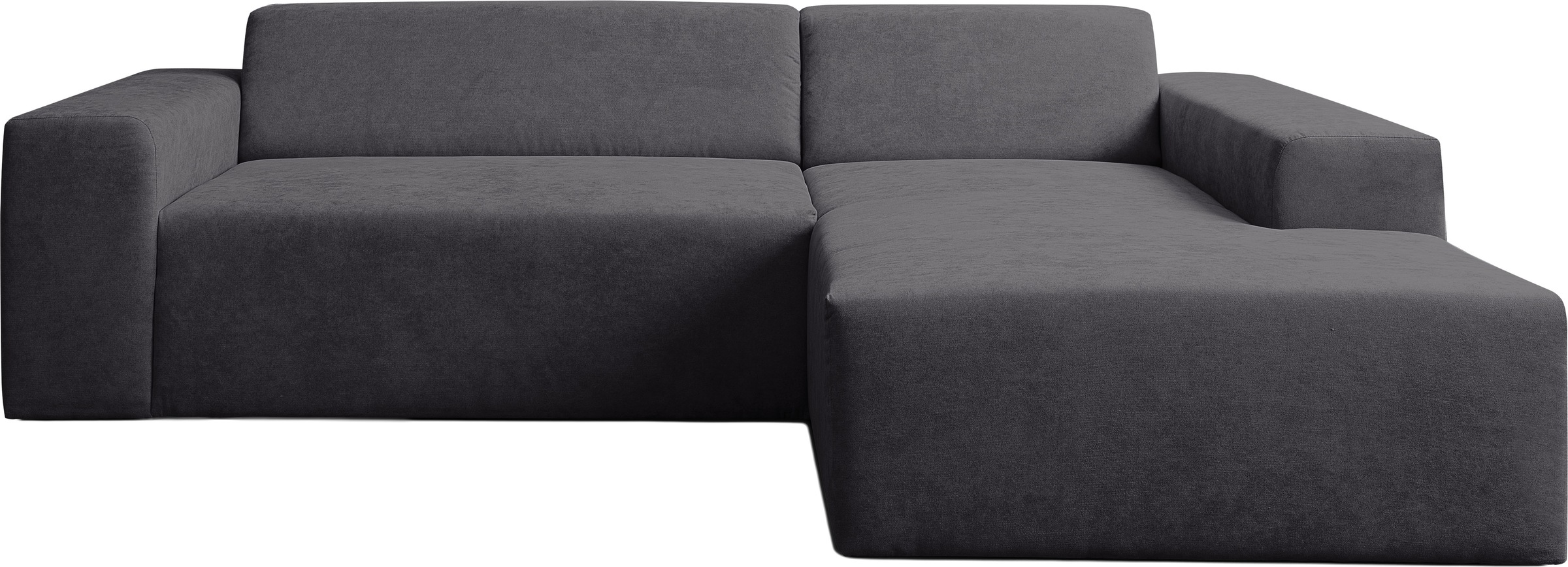 WERK2 Ecksofa »Zeus-L Breite: 253 cm, modern & zeitlos, bequemes Sofa« moderne Optik mit abgerundeten Kanten