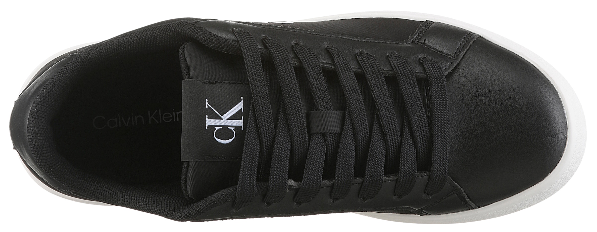 Calvin Klein Jeans Sneaker »3 CUPSOLE NY WN«, Schnürschuh, Freizeitsneaker, Halbschuh mit gepolstertem Schaftrand