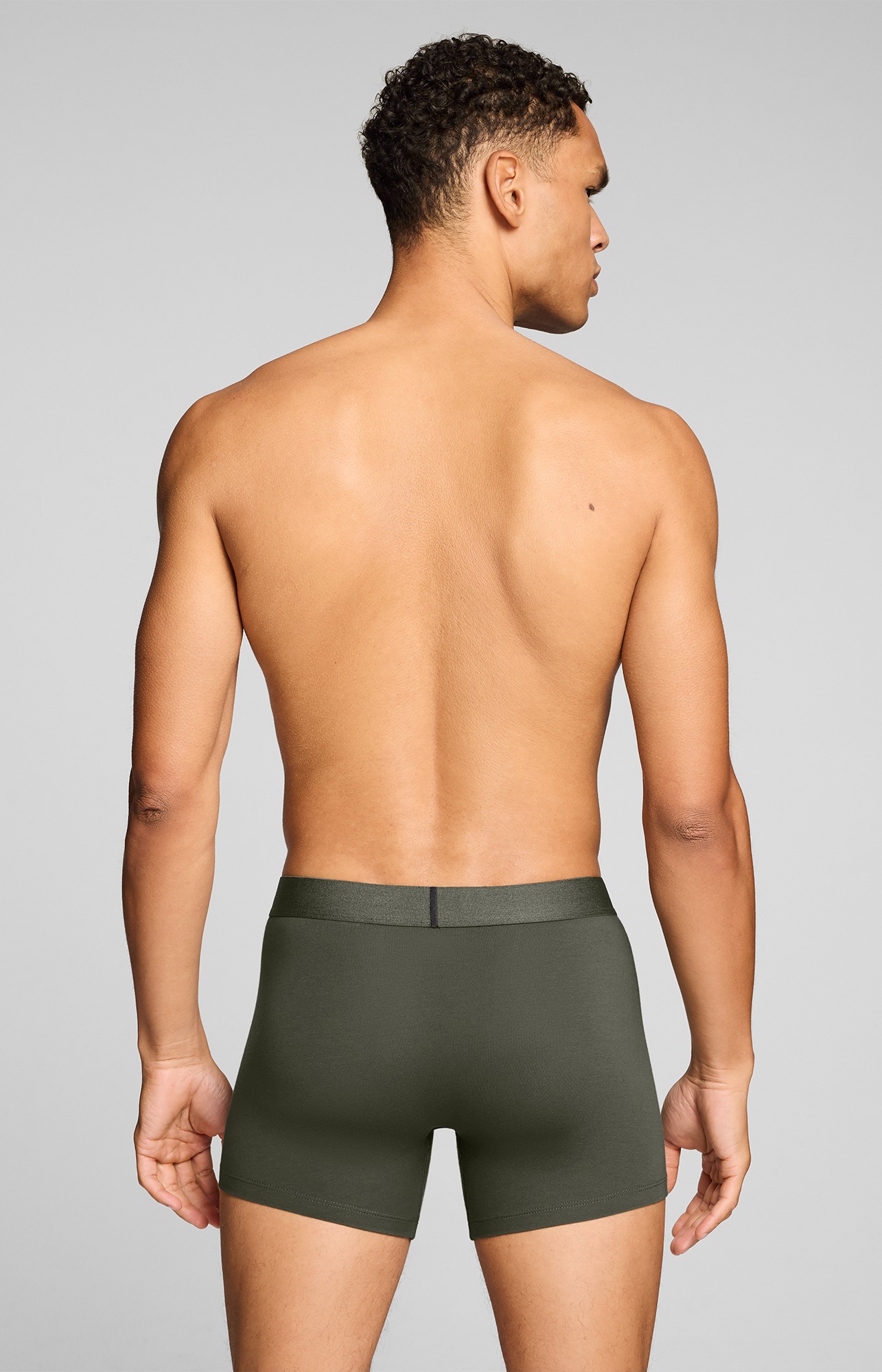 Levi's® Boxershorts »LEVIS MEN MEL WB BOXER BRIEF« 3er Pack,  ohne Eingriff, tonaler Logobund, elastisch, Cotton-Mix