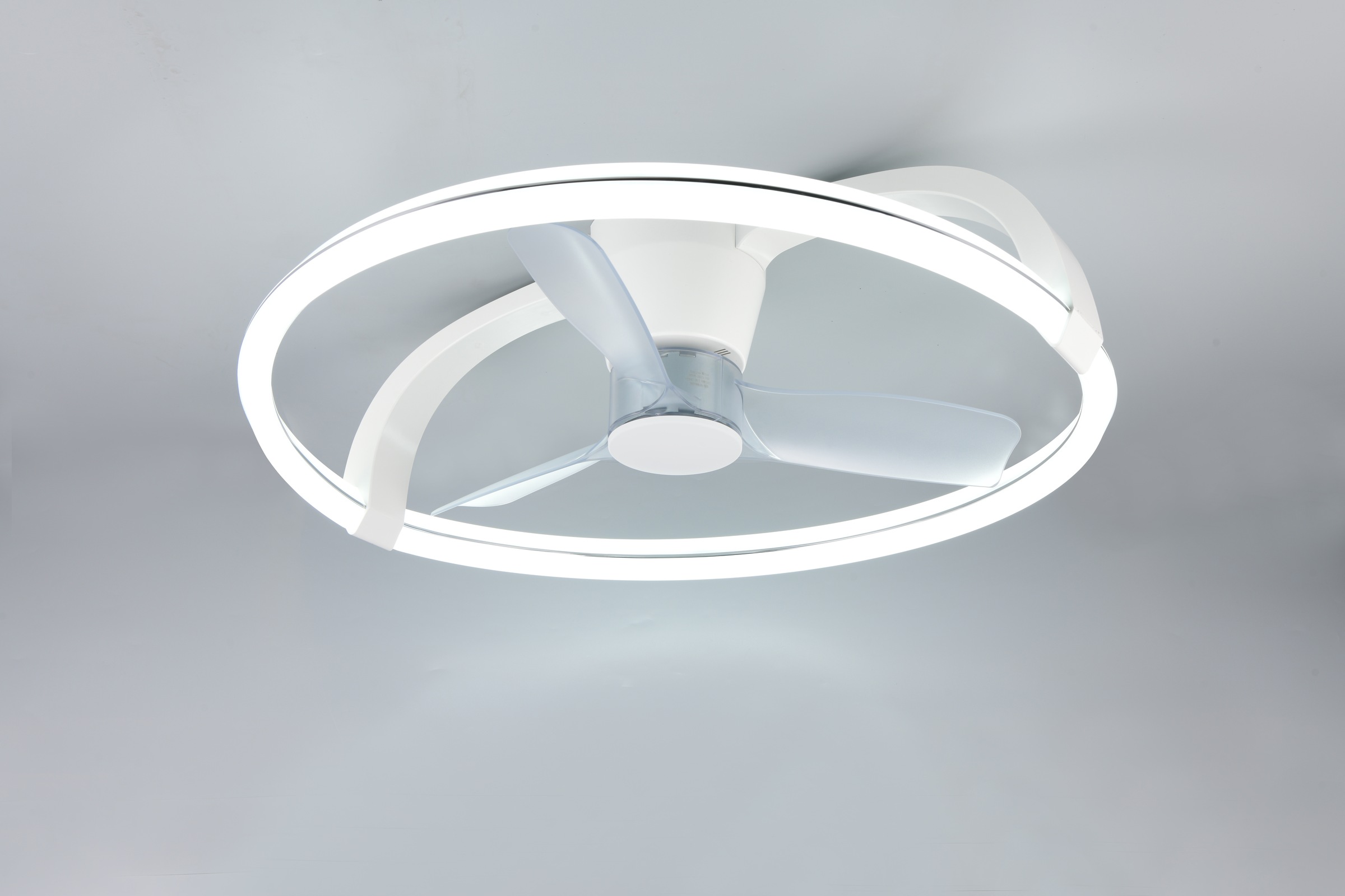 REALITY Leuchten LED Deckenleuchte »STOCKHOLM mit Ventilator, Deckenventilator mit Licht inklFernbedienung« LED-Board 1 Stk. warmweiß - kaltweiß 6 Geschwindigkeiten Timer Vor- & Rücklauf LED dimmbar CCT Nachtlicht