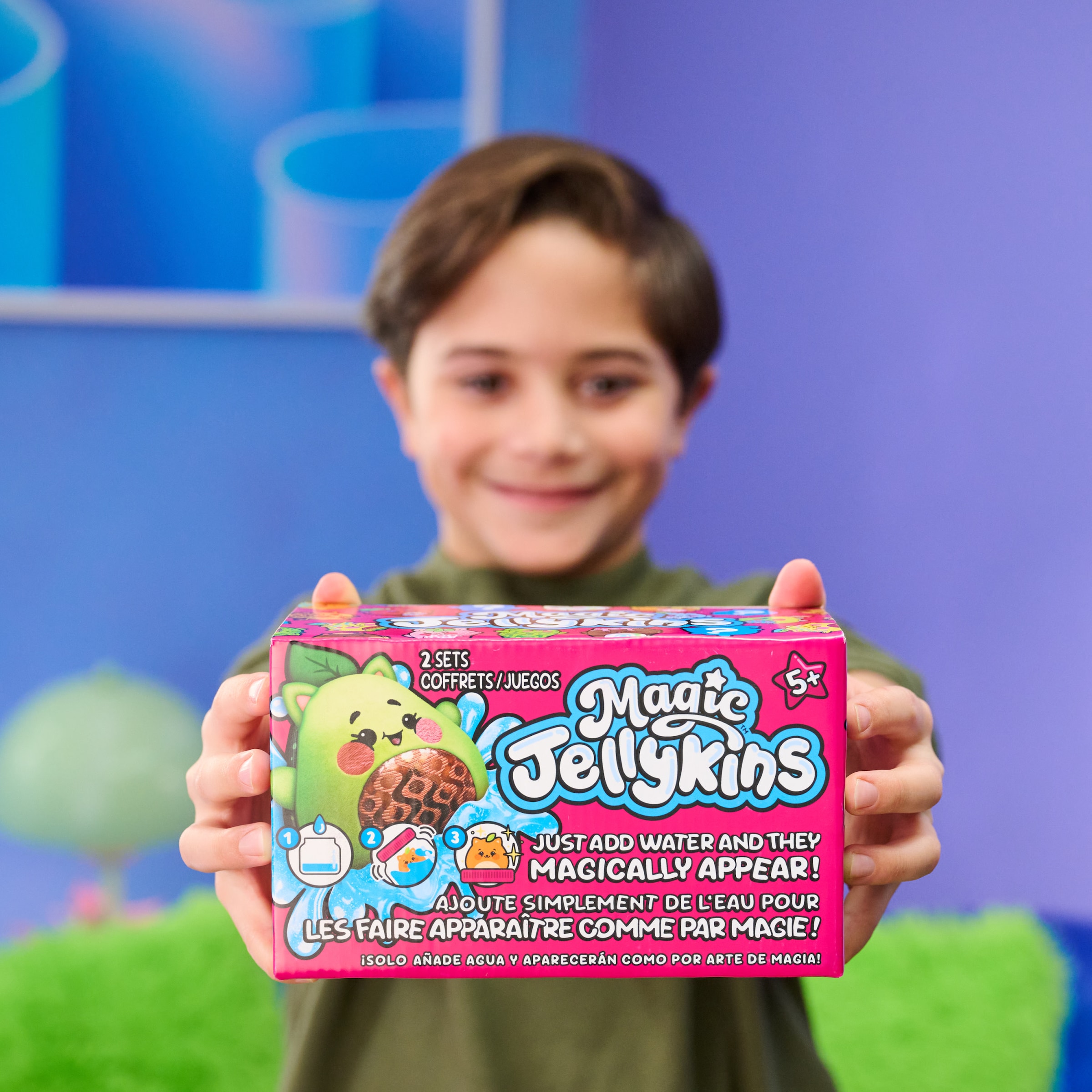 Spin Master Plüschfigur »Magic Jellykins - Magische Sammelplüschfreunde« aus dem Glas, die im Wasser erscheinen - Variante nicht wählbar