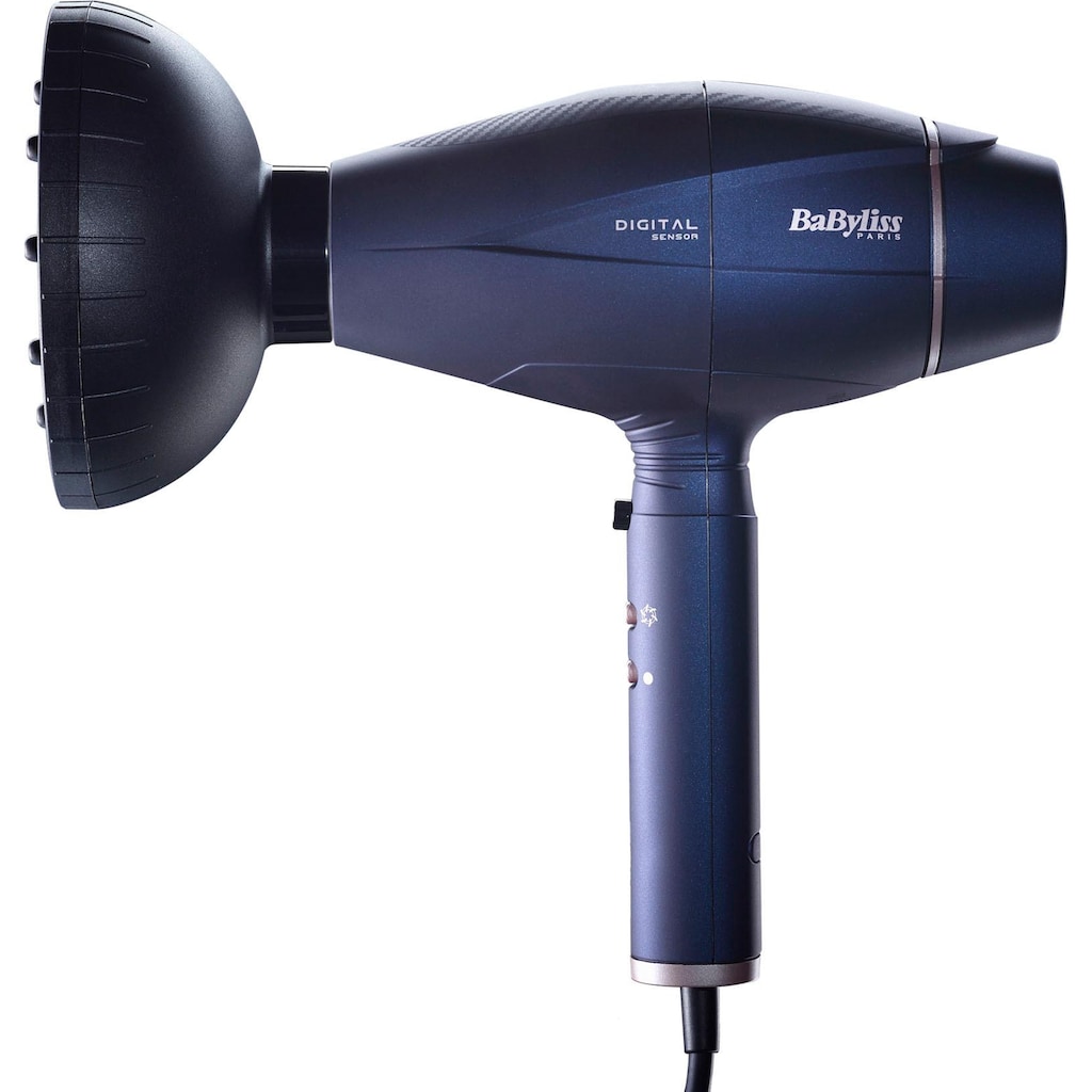 BaByliss Haartrockner »6500DEE«, 2100 W, 3 Aufsätze, Digital Sensor, Ionen-Technologie