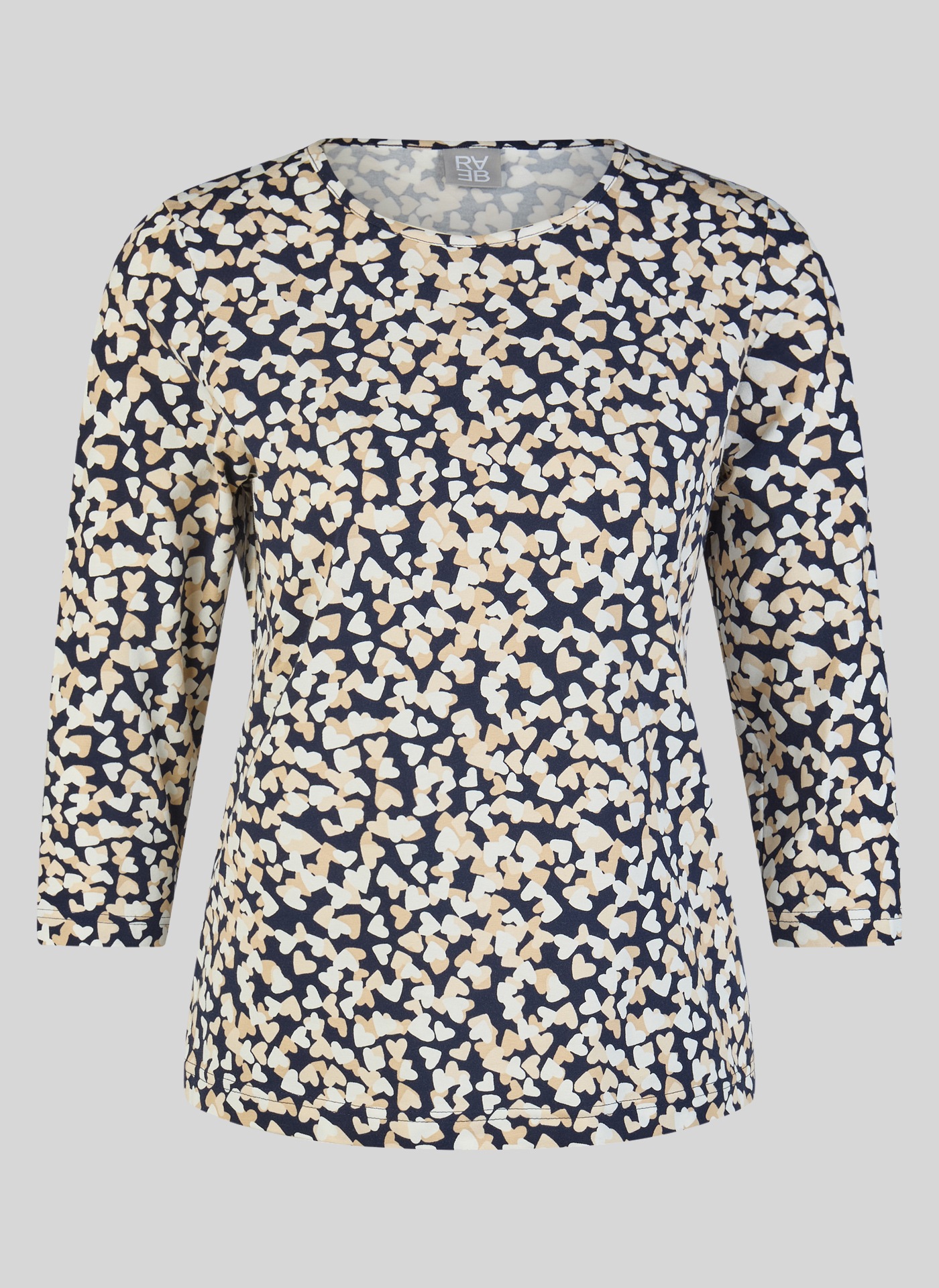 Rabe 3/4-Arm-Shirt mit Minimalprint