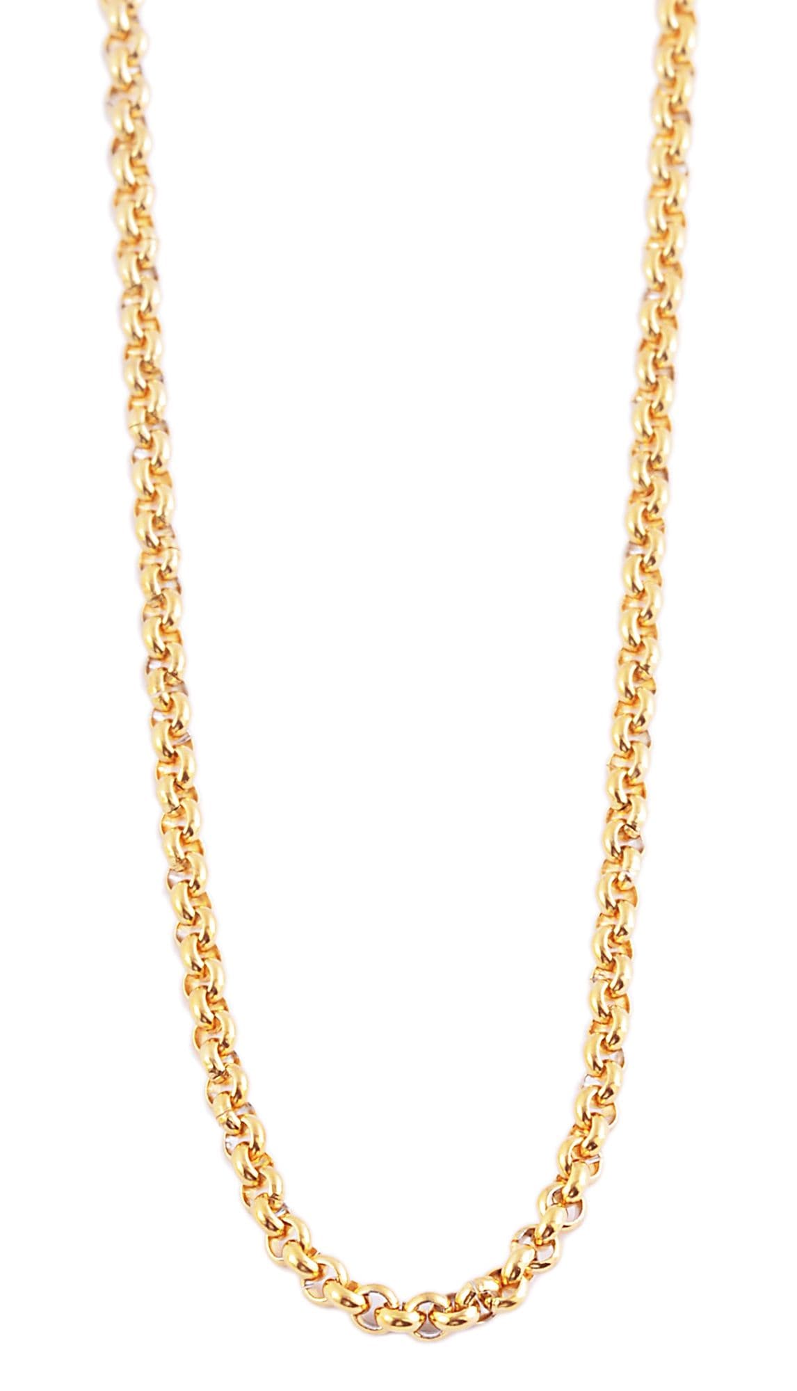 Adelia´s Gliederkette »Unisex Halskette ¿ Erbskette aus Edelstahl 60+5«