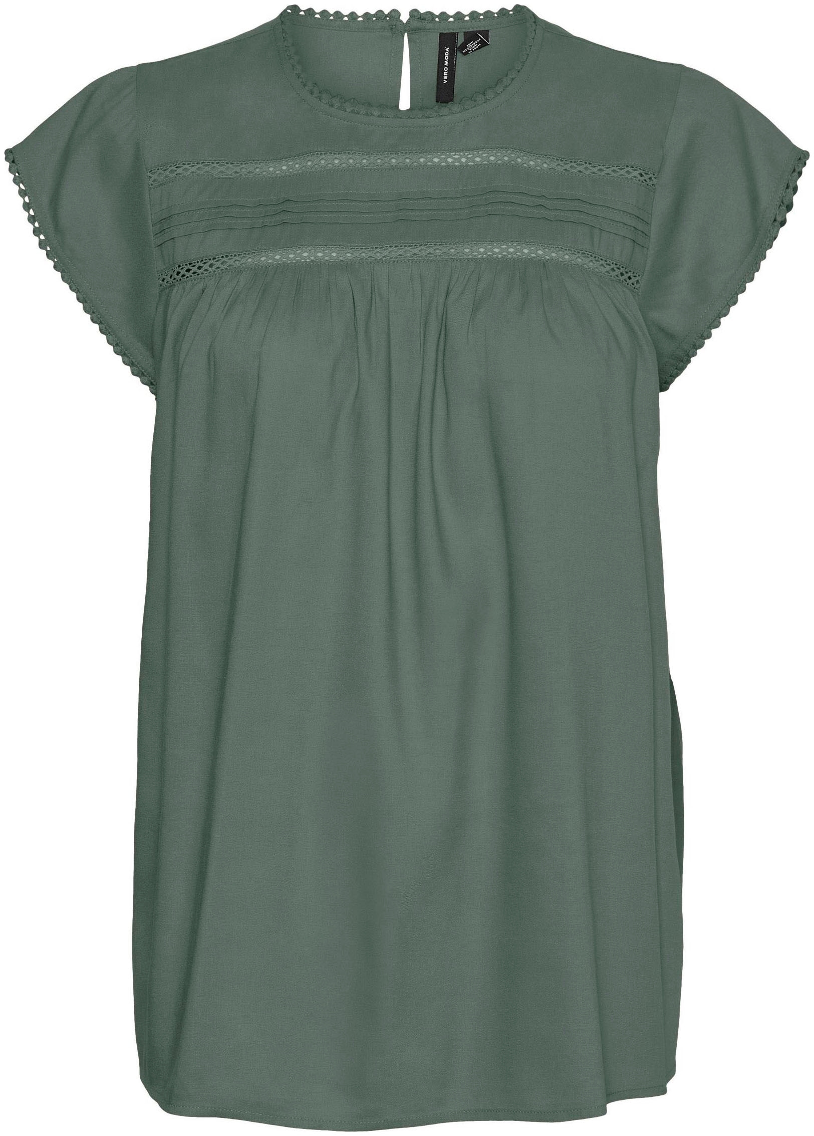 Vero Moda Spitzentop »VMDEBBIE PLEAT S/L TOP GA NOOS«