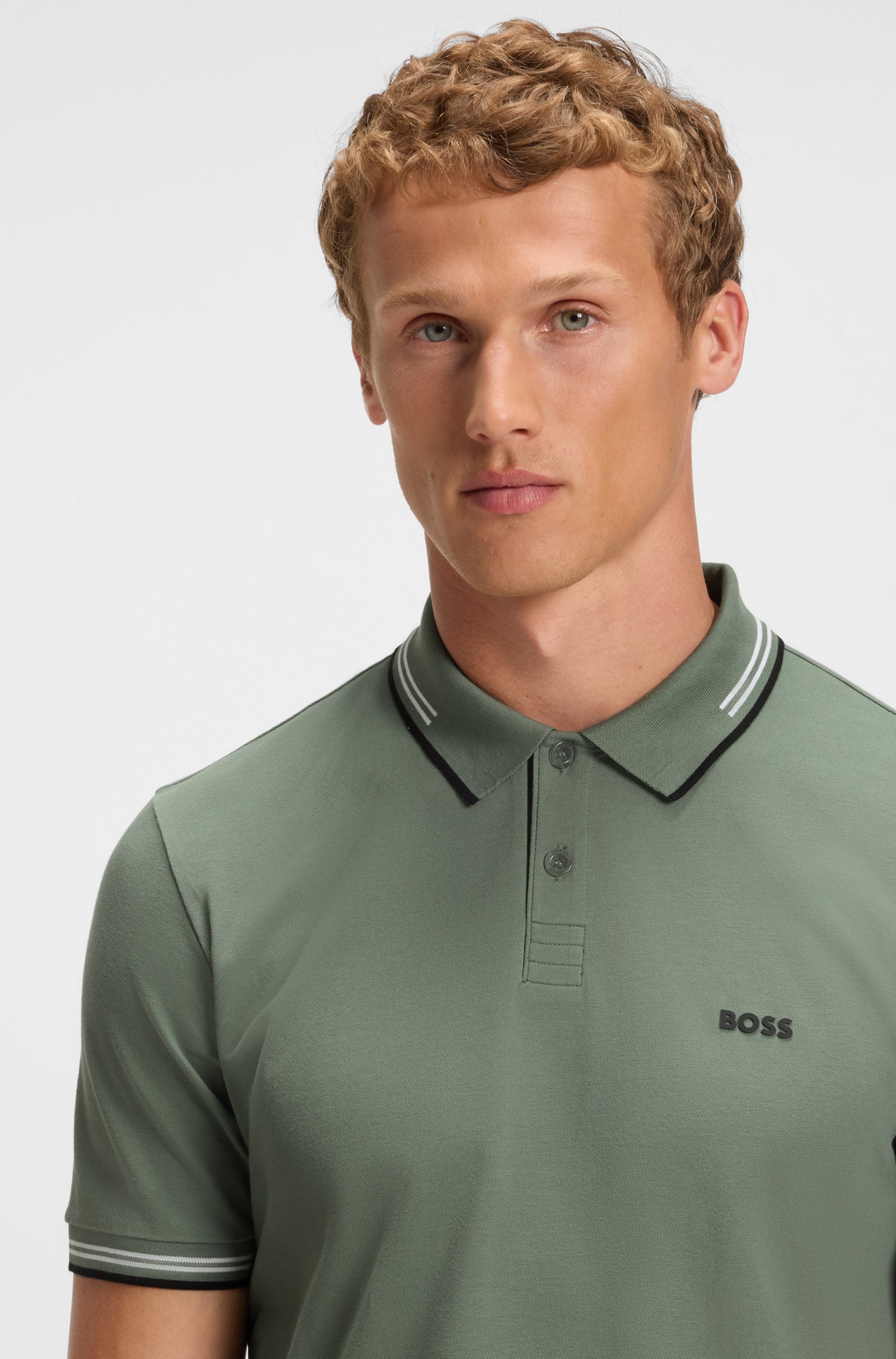BOSS GREEN Poloshirt »Paul«, mit Polokragen