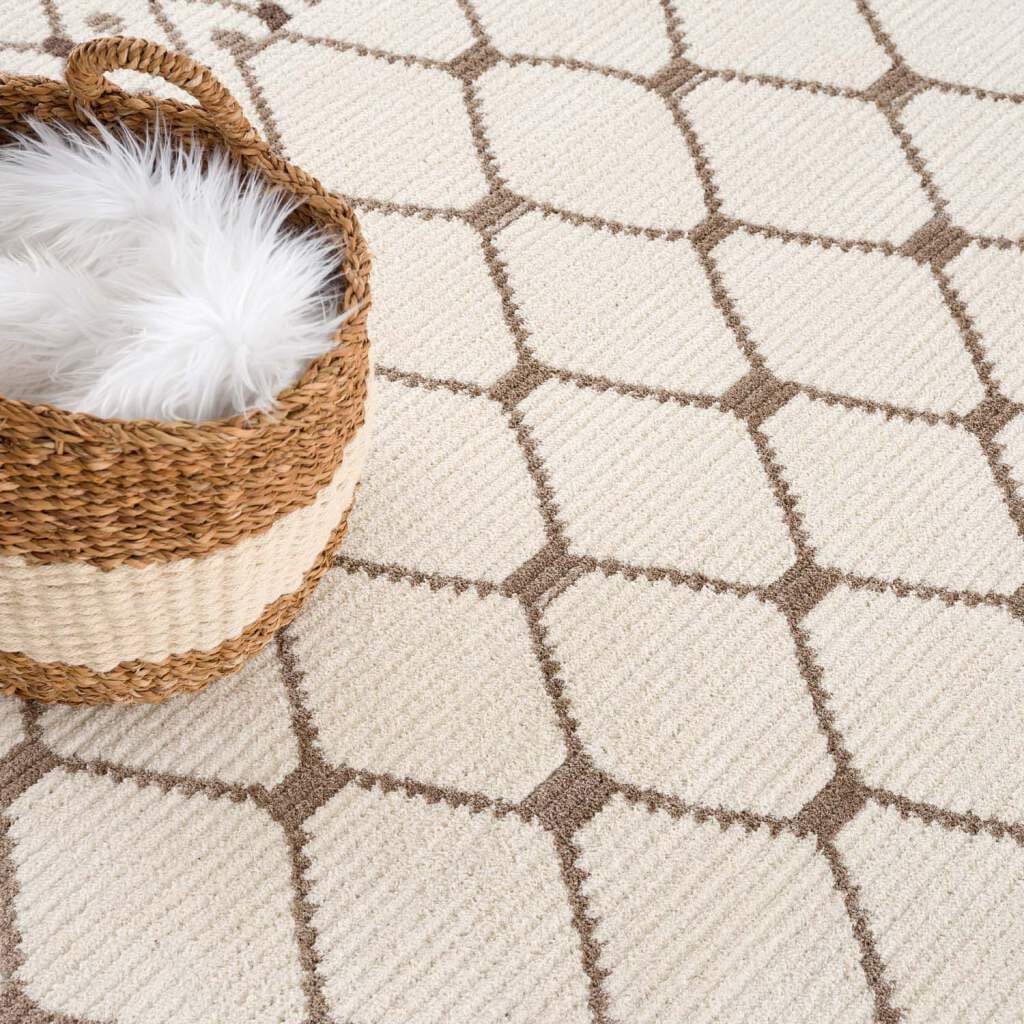 Carpet City Teppich »April 2312« rechteckig 10 mm Höhe Läufer, weich durch Microfaser, Boho Ethno Look, Wohnzimmer