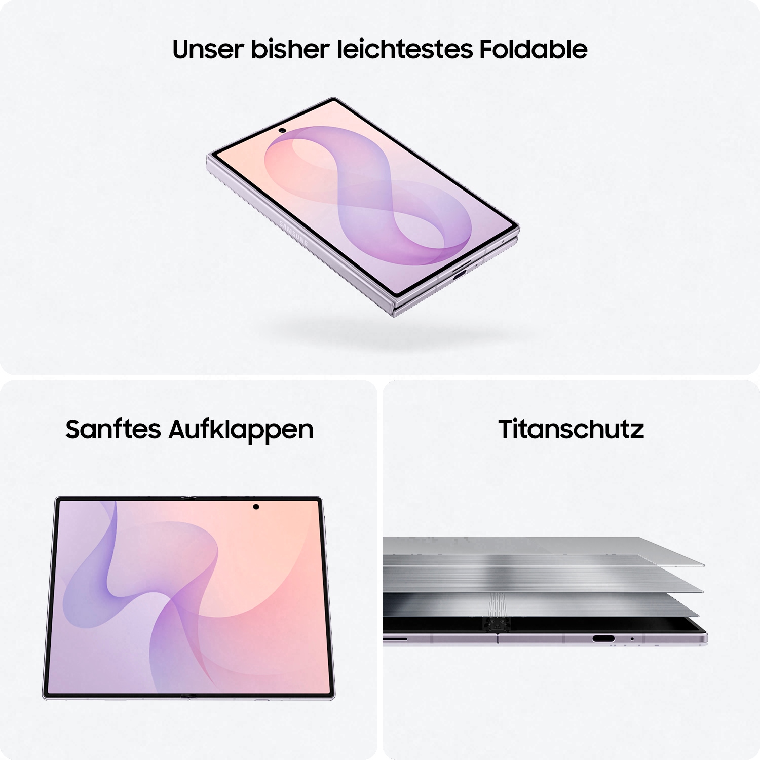 Samsung Smartphone »Galaxy Z Fold8« Lavender