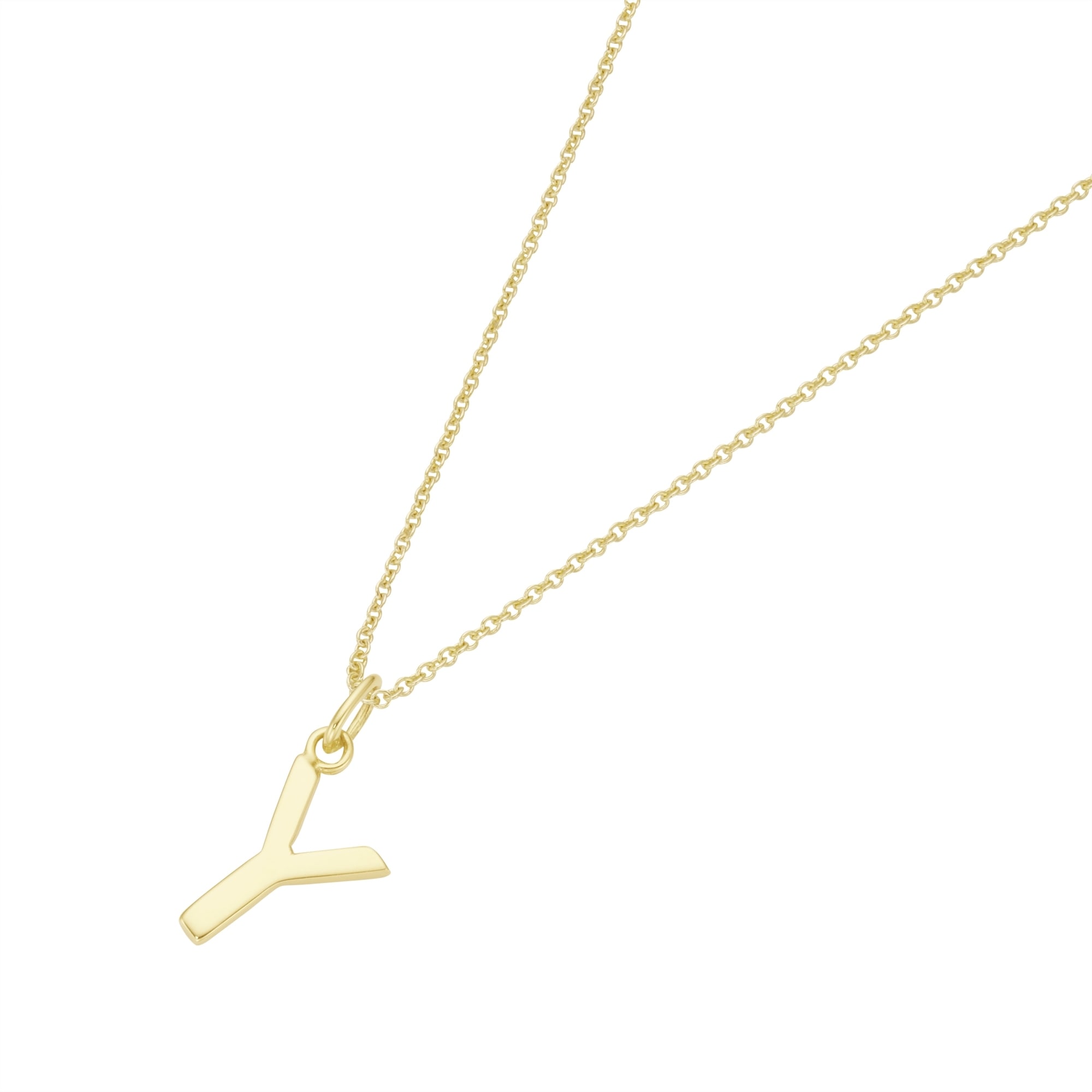 Luigi Merano Kette mit Anhänger »Kette Anhänger Buchstabe Y, Gold 585«