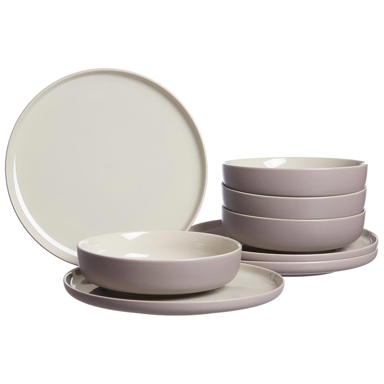 Ritzenhoff & Breker Geschirr-Set »Tafelservice Jasper 16er Set mint-taupe« Spülmaschinengeeignet