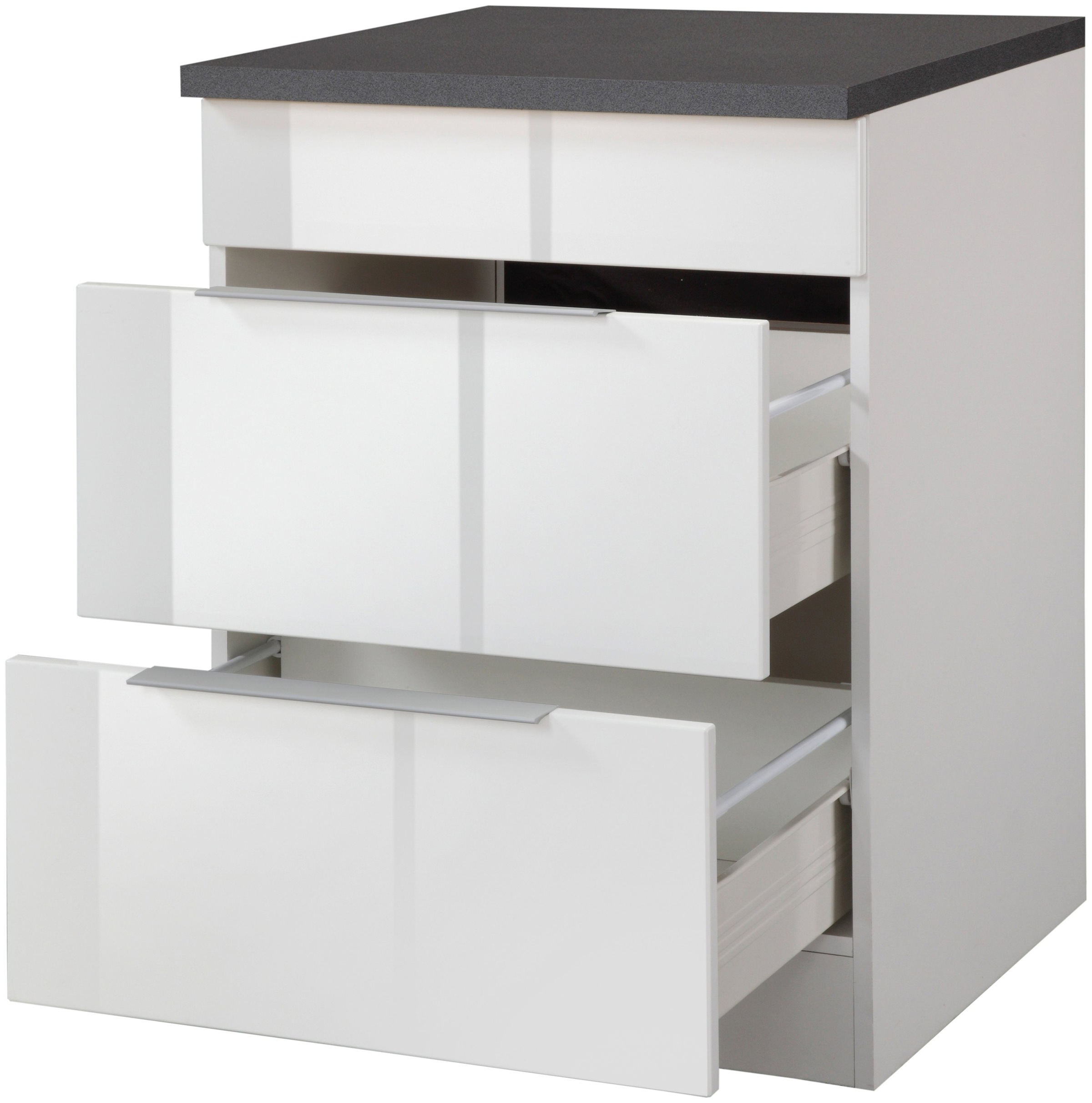 KOCHSTATION Kochfeldumbauschrank »KS-Brindisi« 60 cm breit, für autarkes Kochfeld